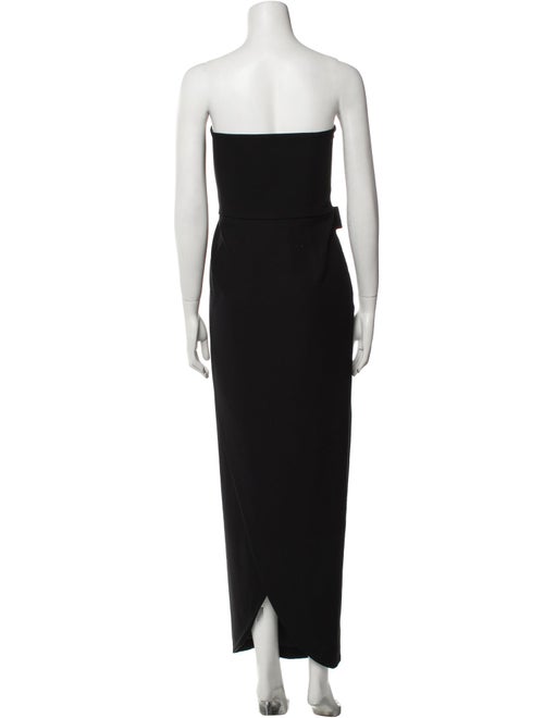 Armani Collezioni Strapless Midi Length Dress