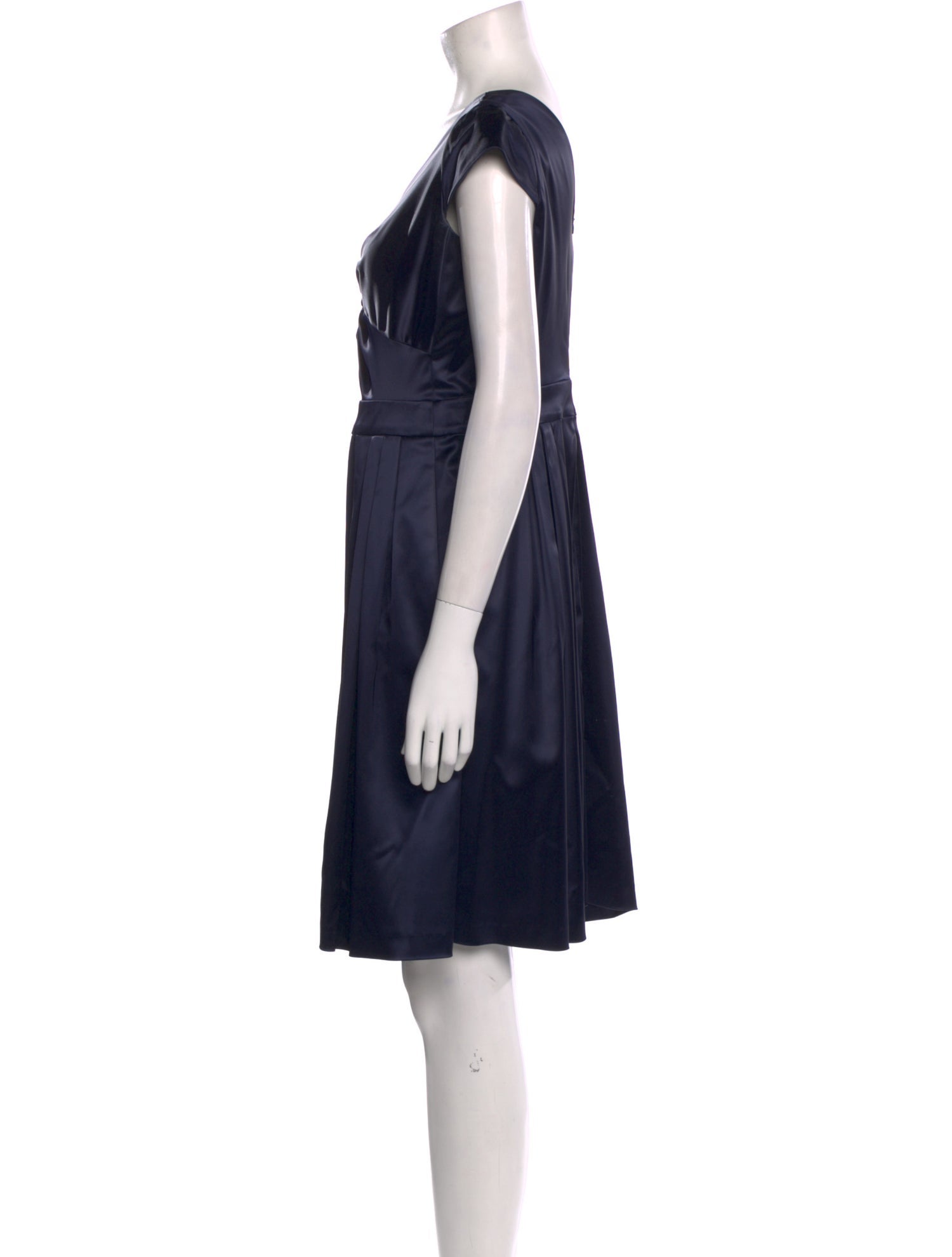 Armani Collezioni V-Neck Knee-Length Dress