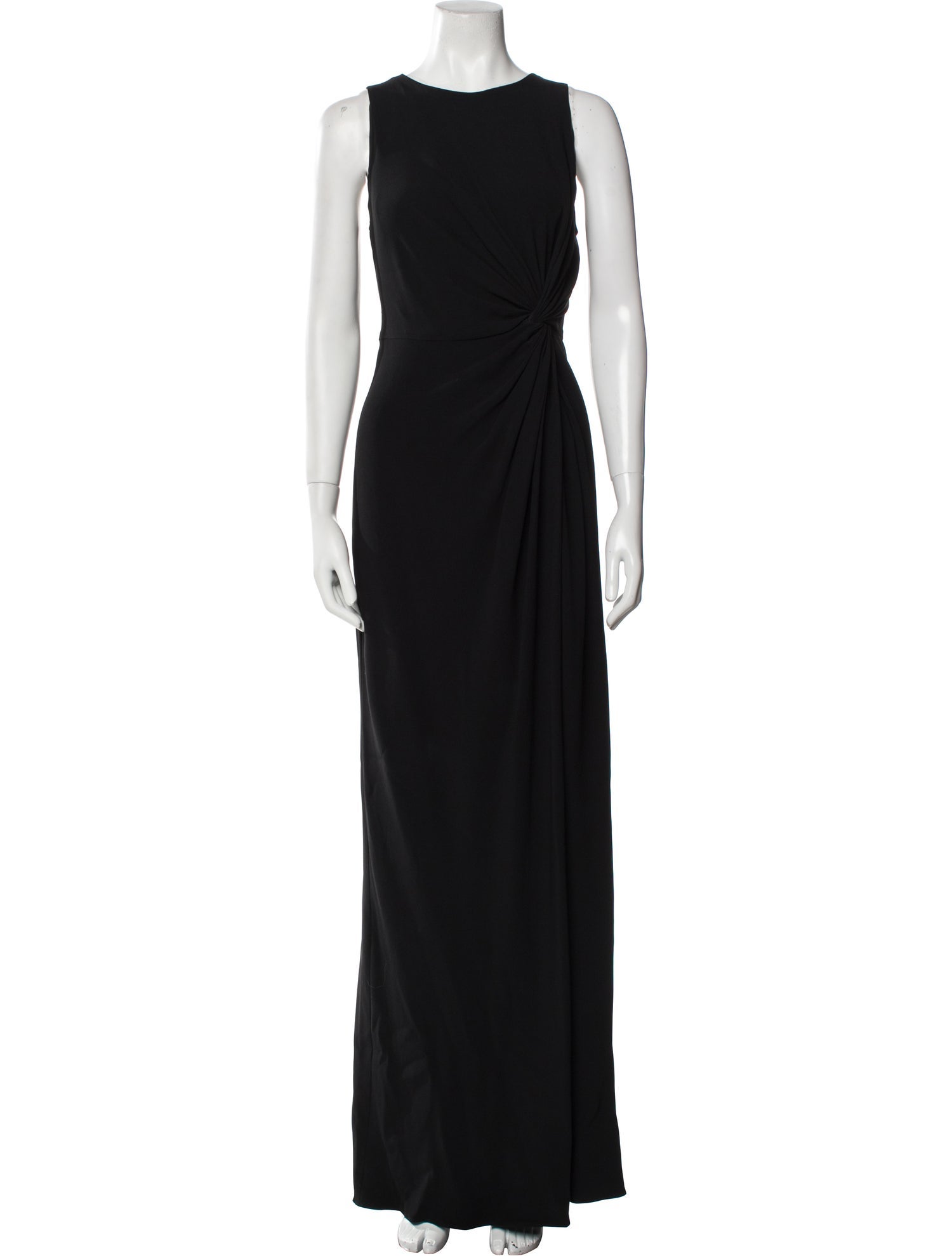 Armani Collezioni Crew Neck Long Dress