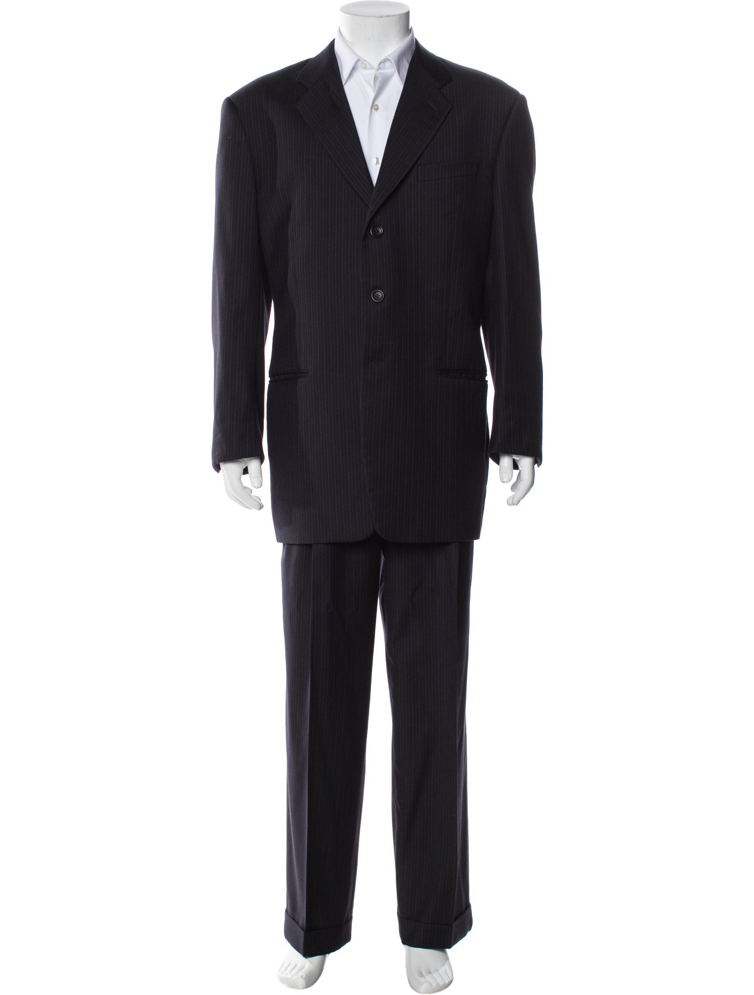Armani Collezioni Striped Two-Piece Suit