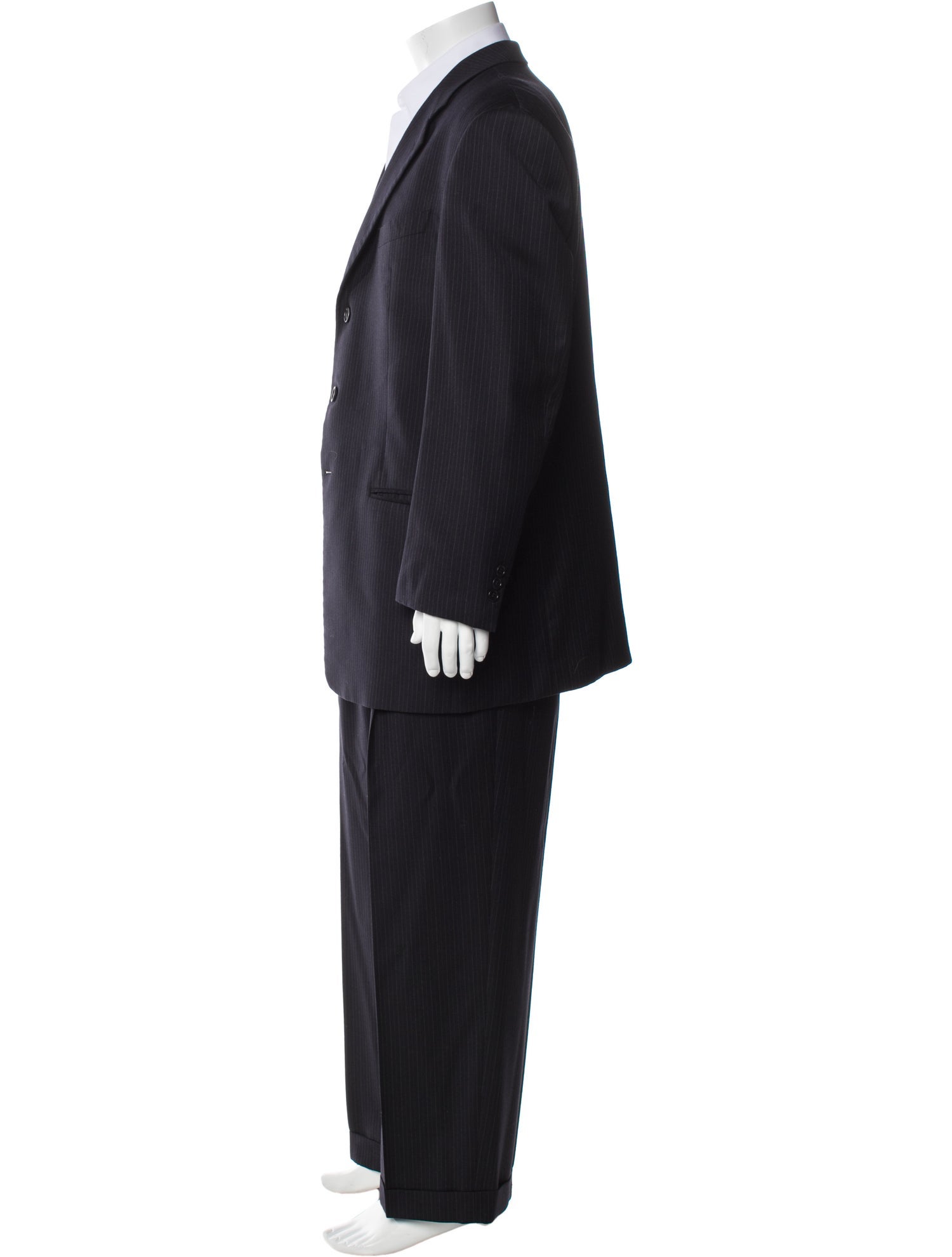 Armani Collezioni Striped Two-Piece Suit