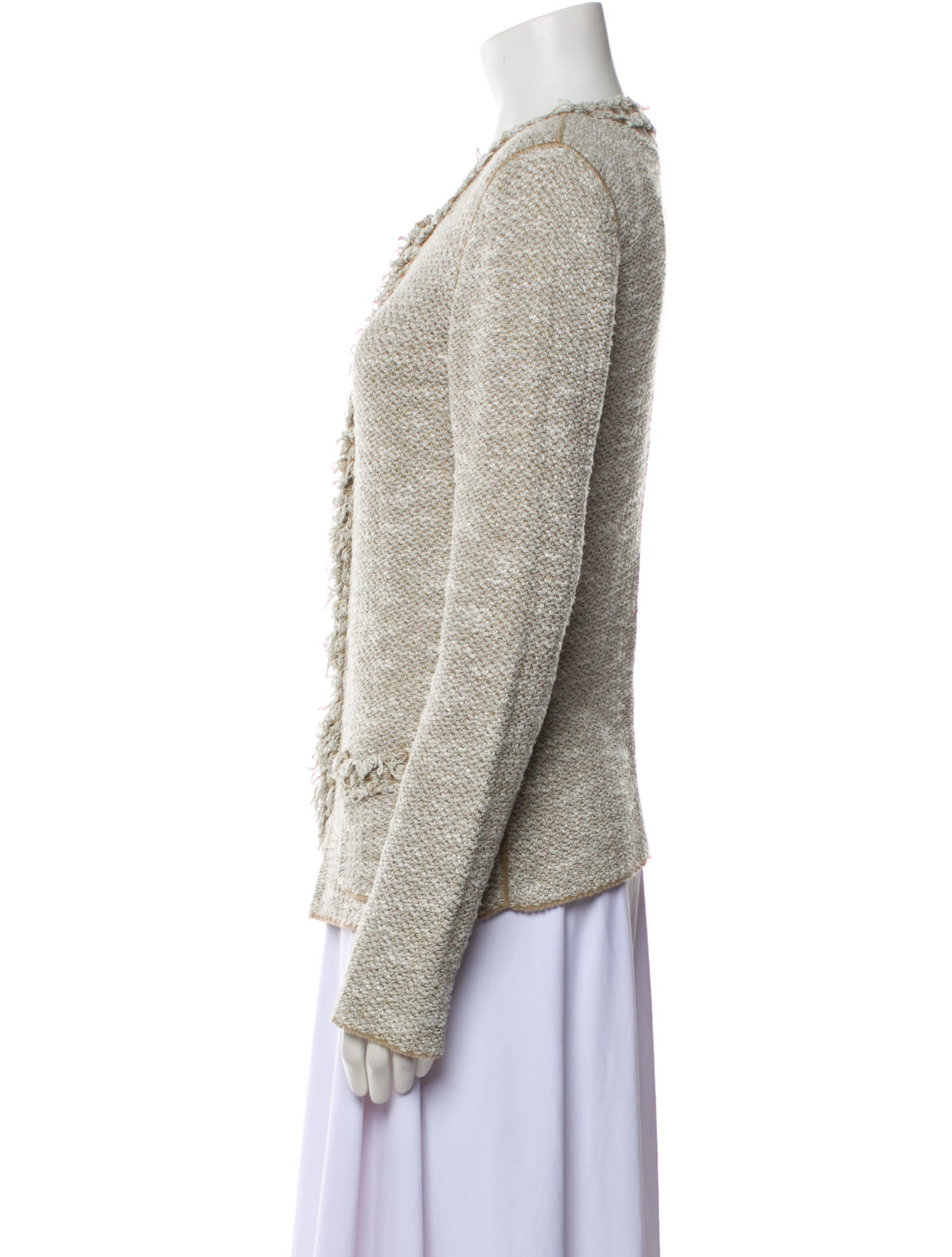 Armani Collezioni Tweed Pattern Evening Jacket