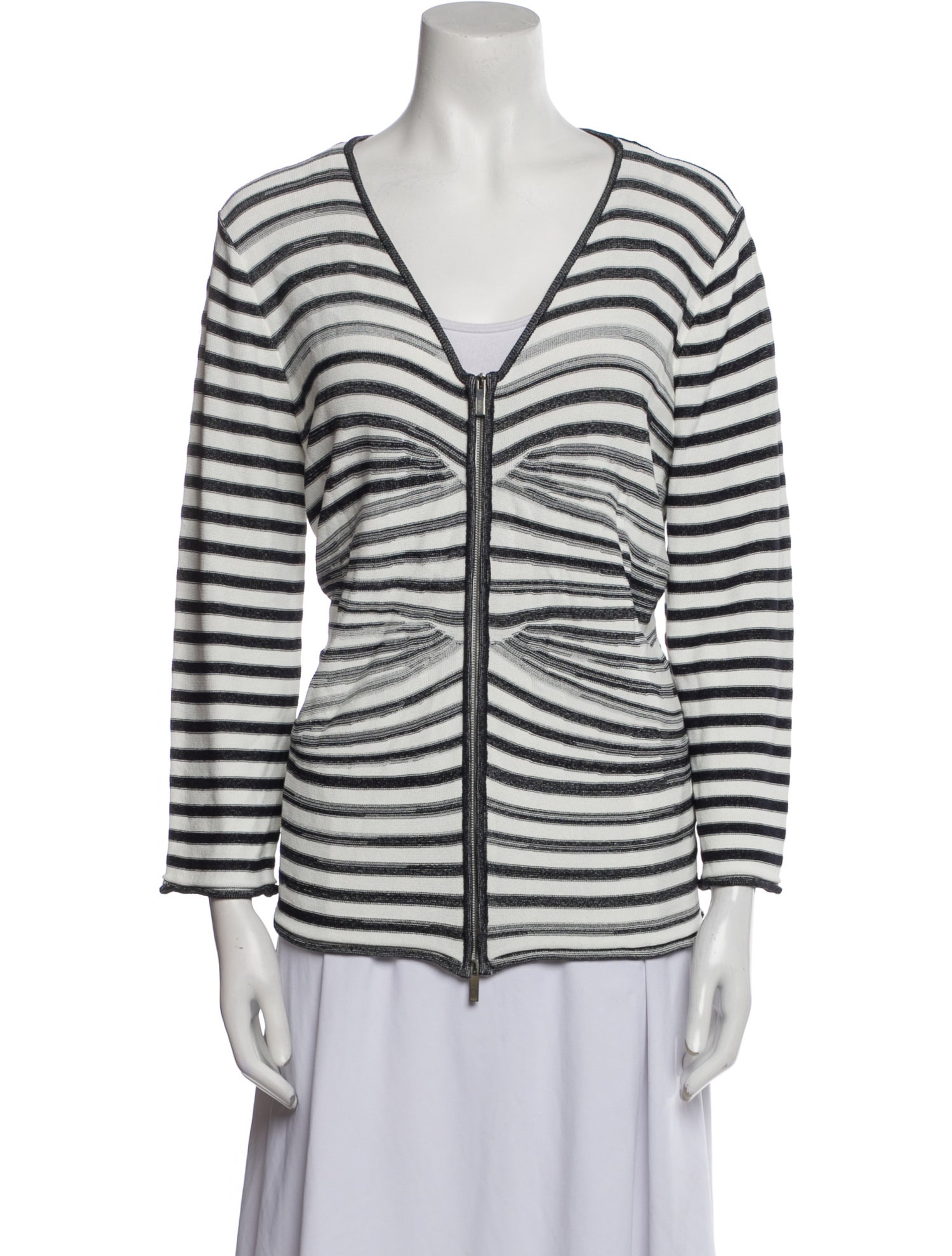 Armani Collezioni Striped Evening Jacket