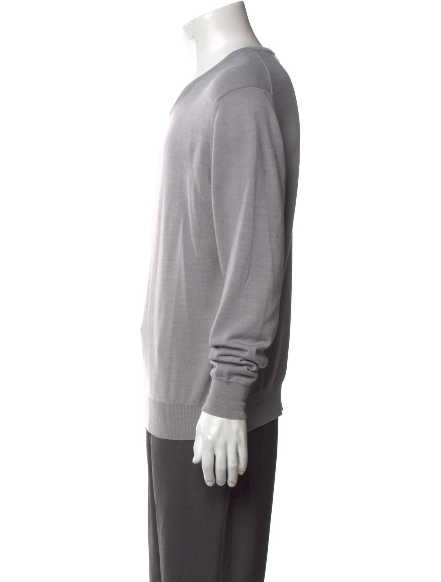 Armani Collezioni V-Neck Long Sleeve Pullover