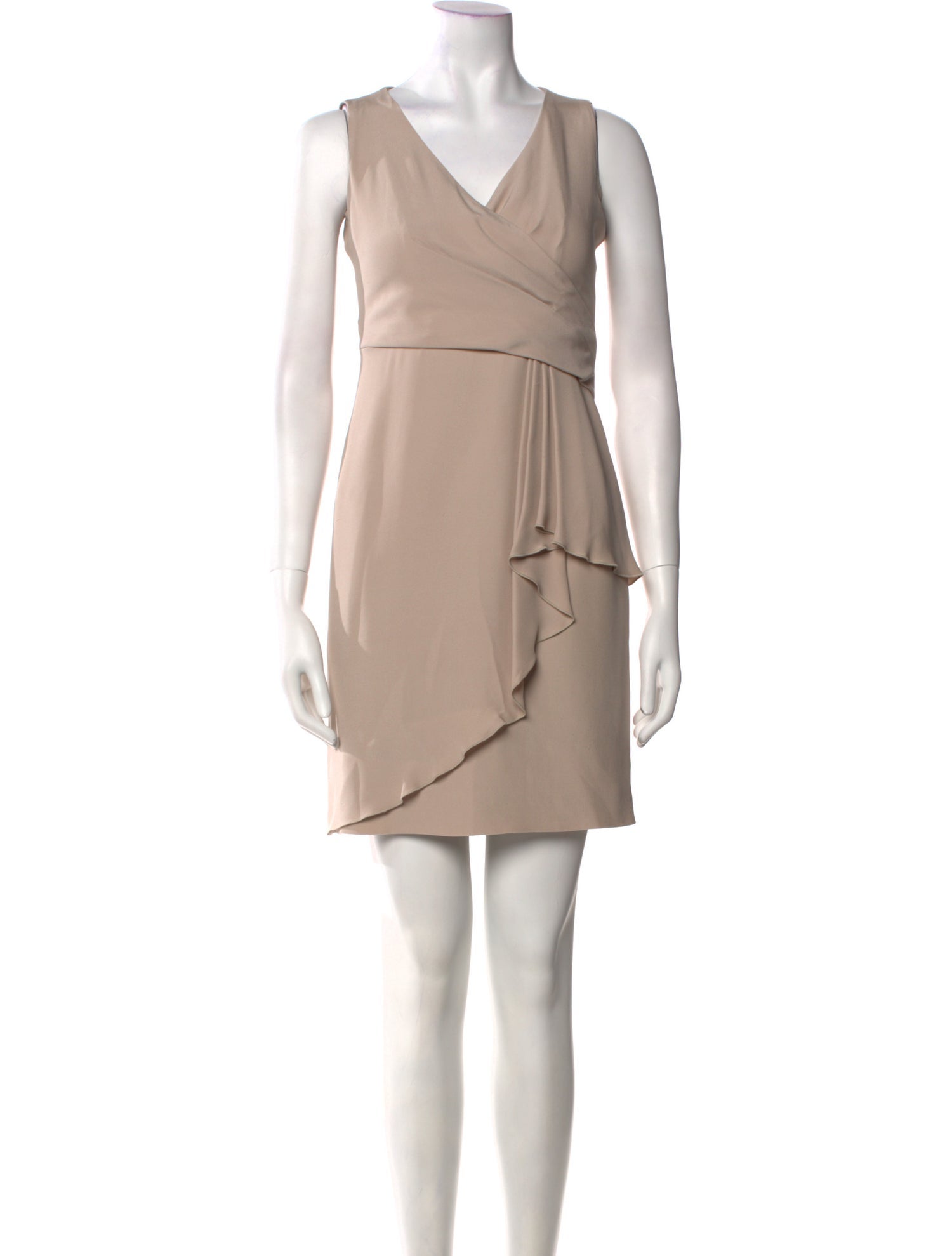 Armani Collezioni V-Neck Mini Dress