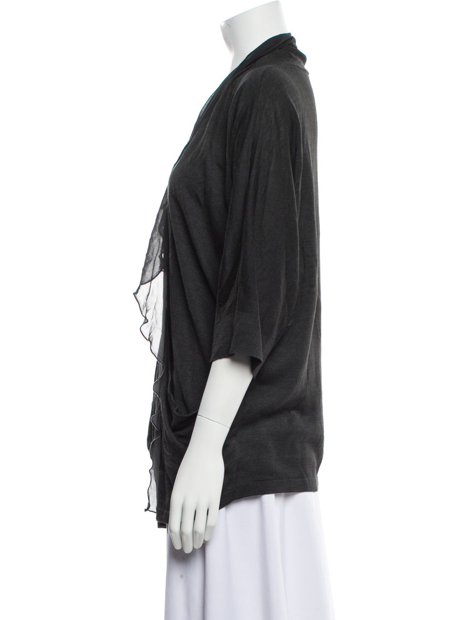 Armani Collezioni Silk V-Neck Sweater