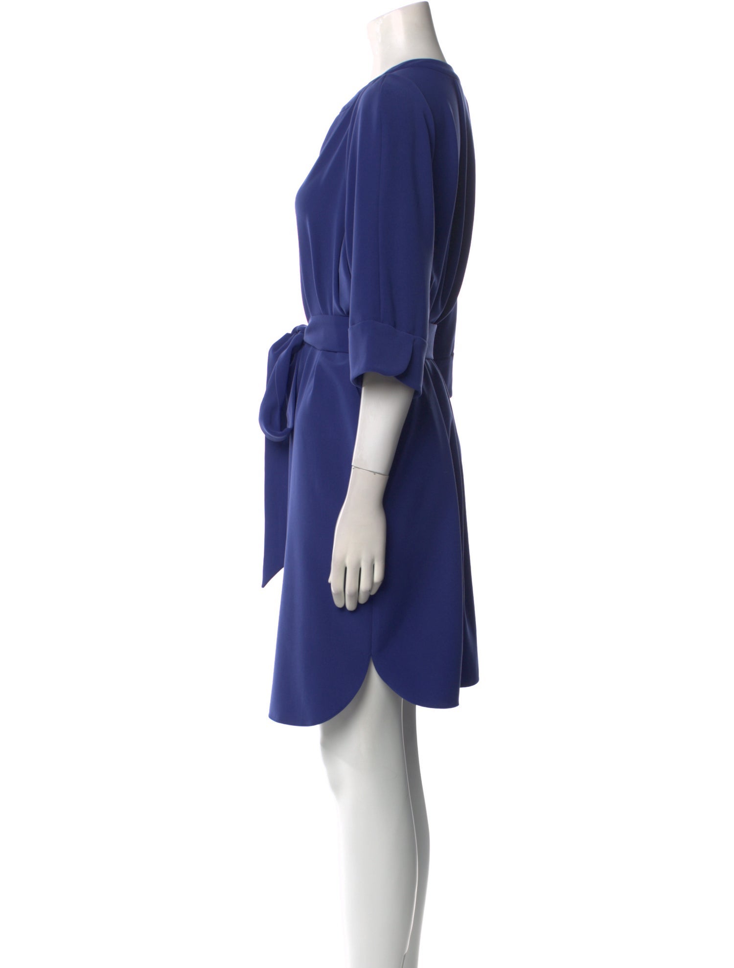 Armani Collezioni V-Neck Knee-Length Dress