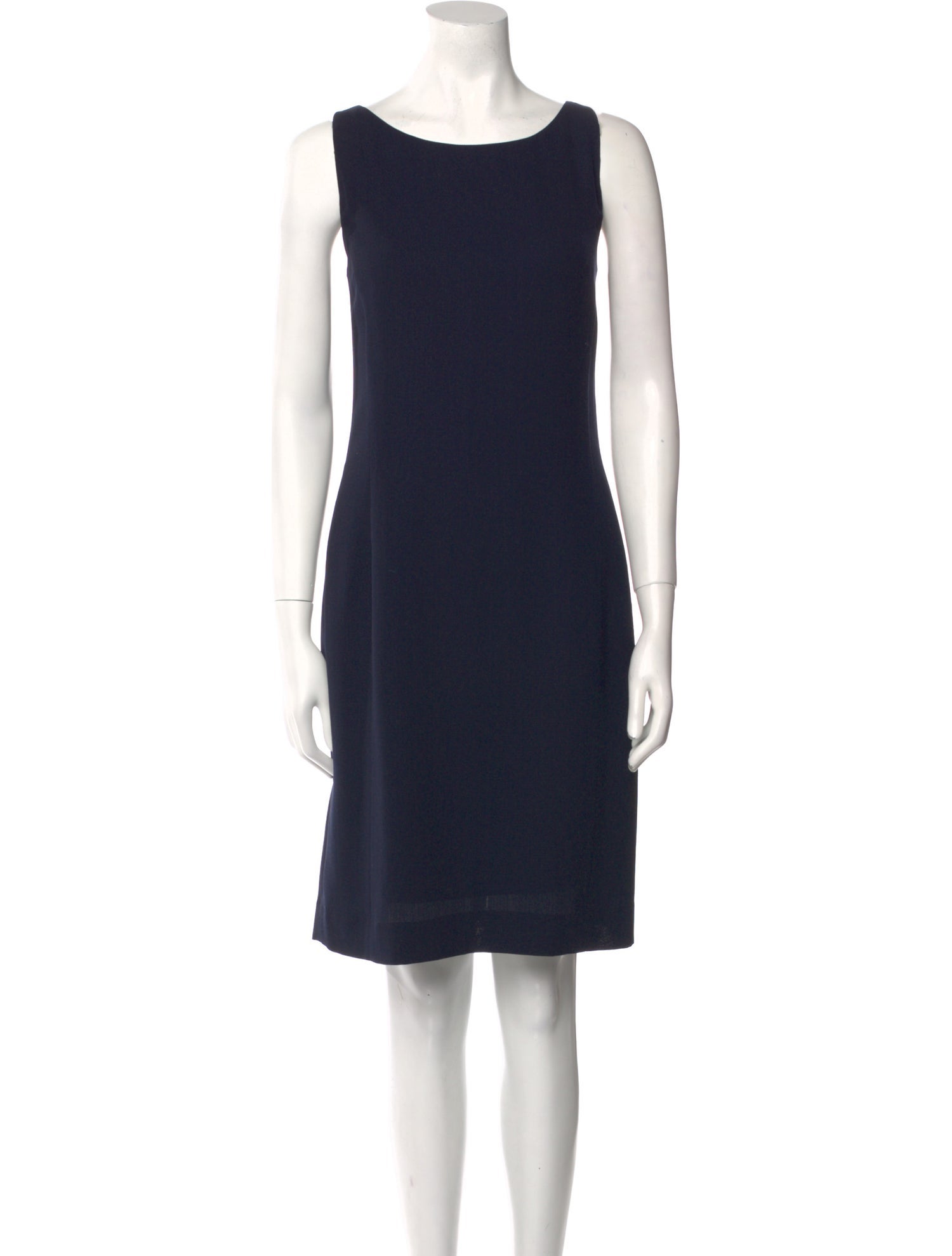 Armani Collezioni Virgin Wool Mini Dress