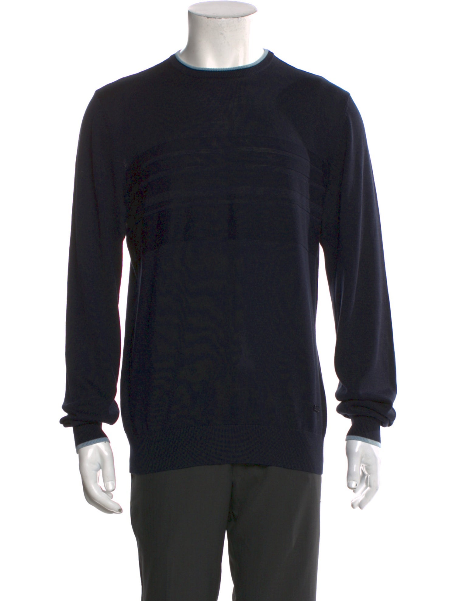 Armani Collezioni Crew Neck Long Sleeve Pullover