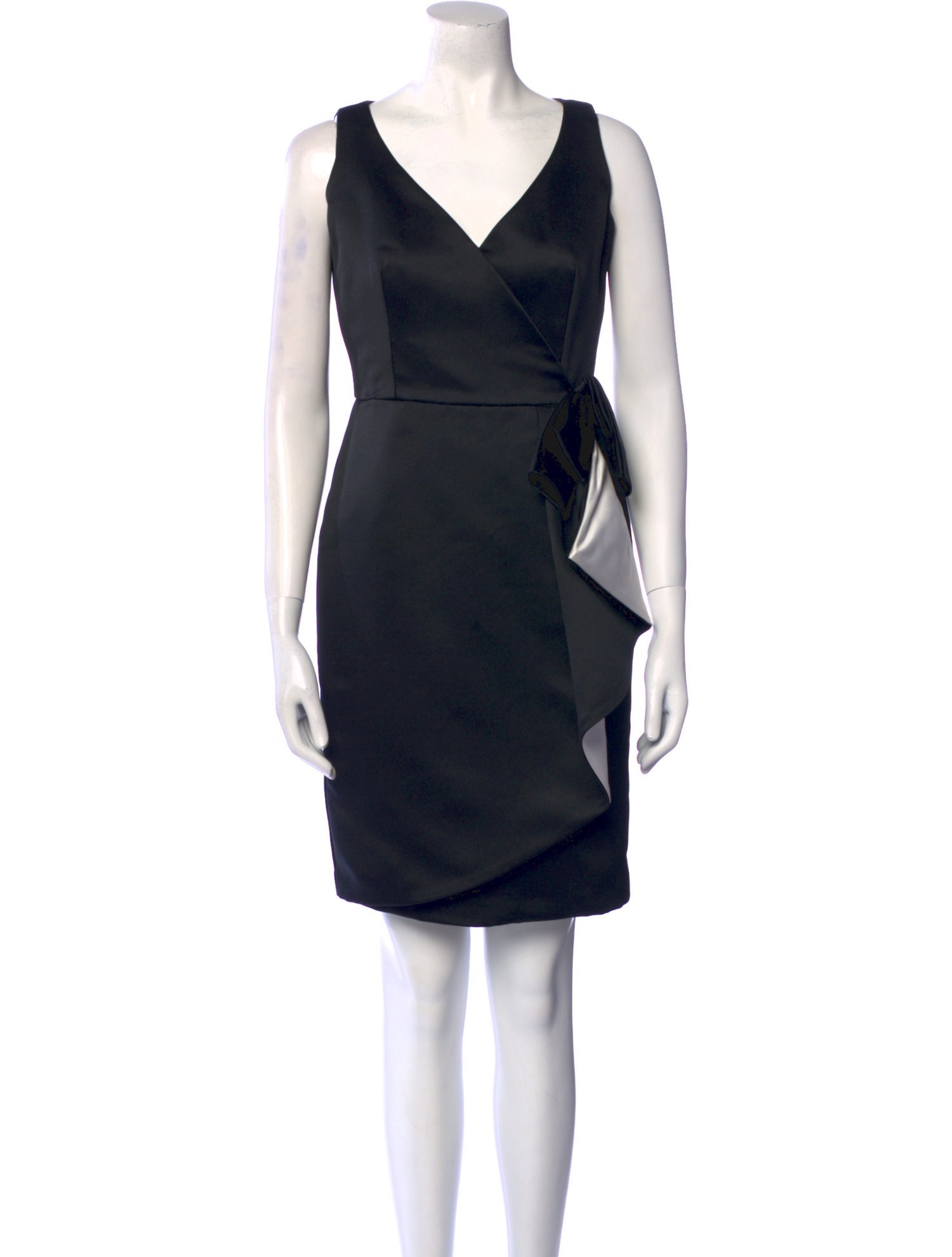 Armani Collezioni V-Neck Mini Dress