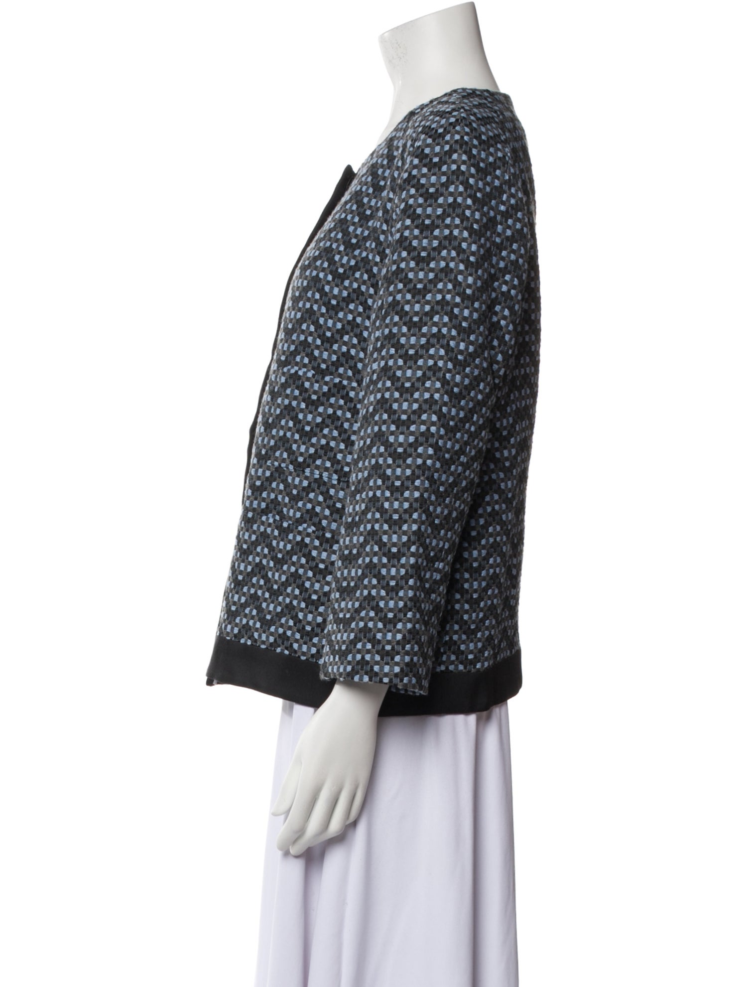 Armani Collezioni Tweed Pattern Evening Jacket