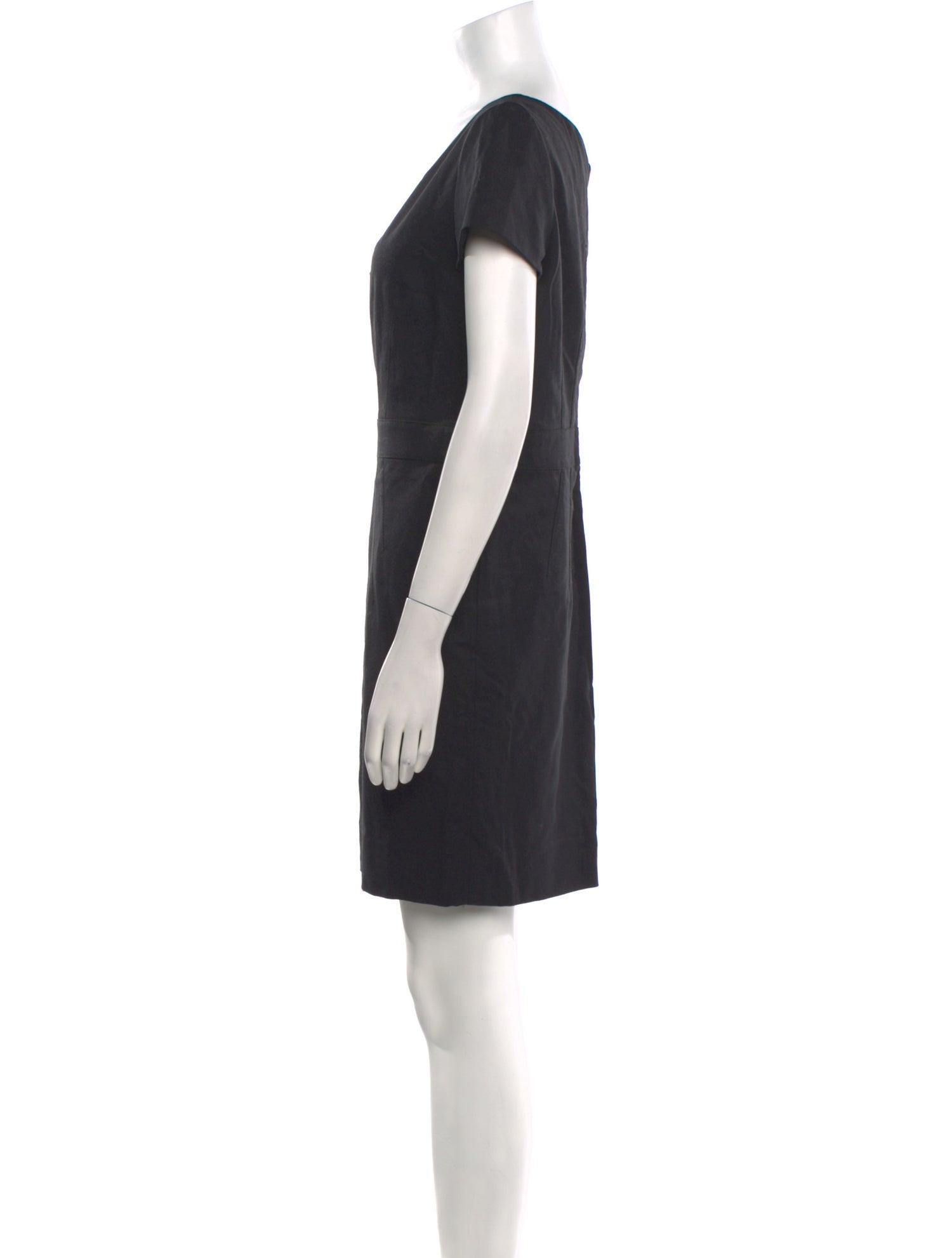 Armani Collezioni V-Neck Mini Dress