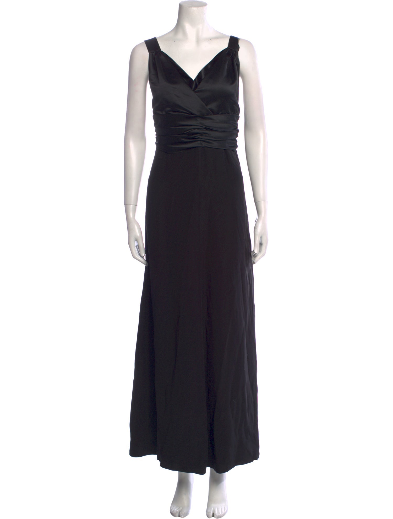 Armani Collezioni V-Neck Long Dress