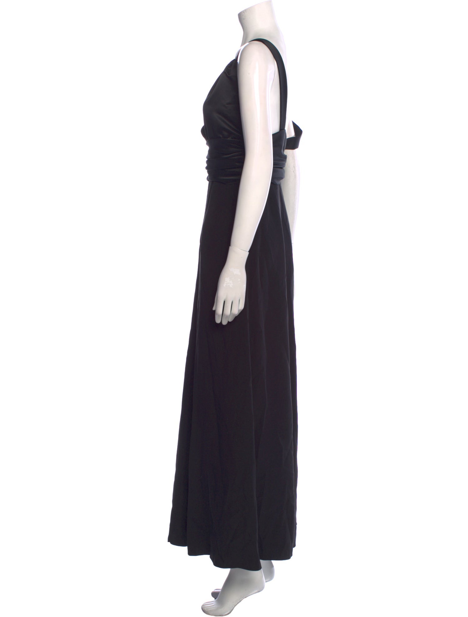 Armani Collezioni V-Neck Long Dress