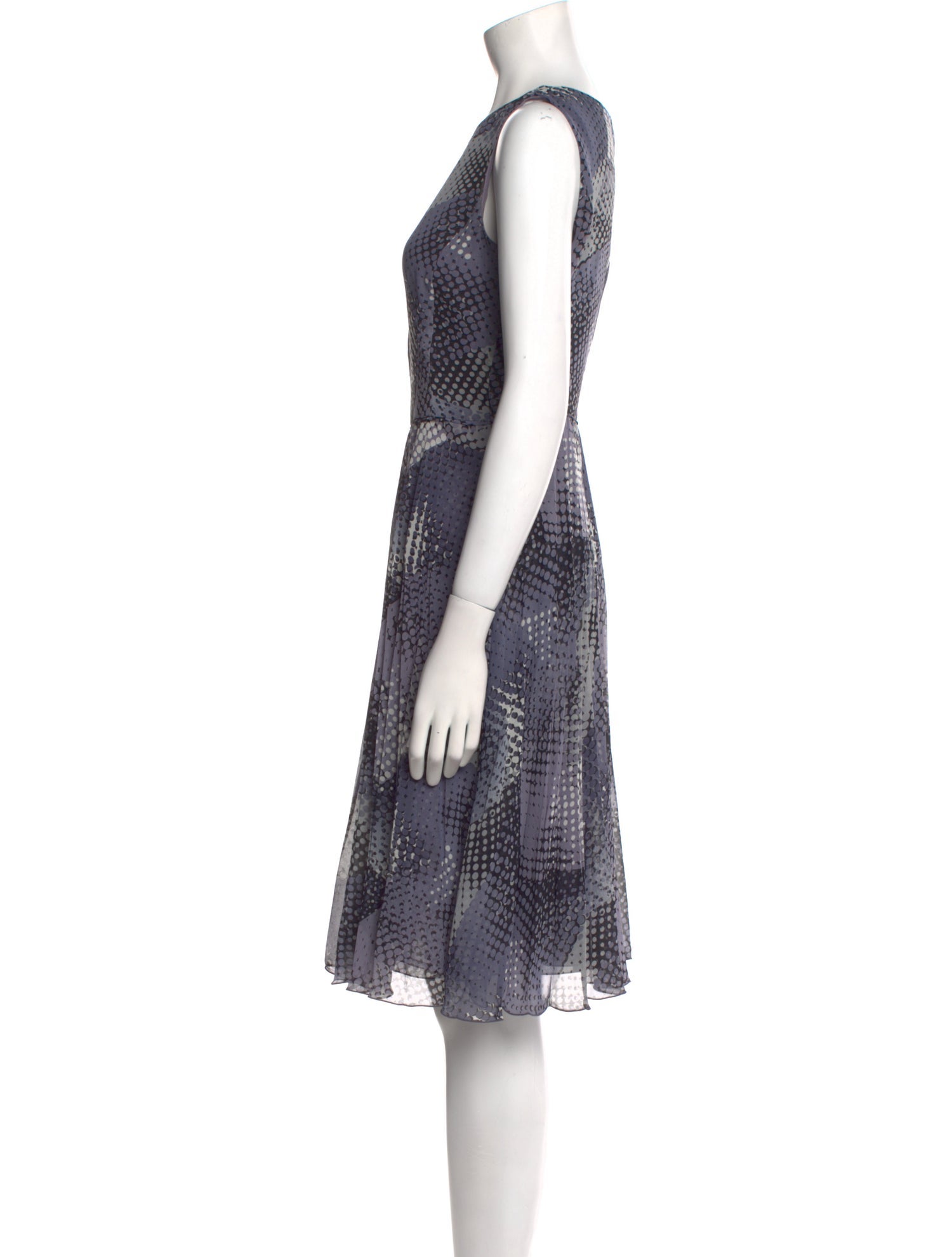 Armani Collezioni Printed Knee-Length Dress