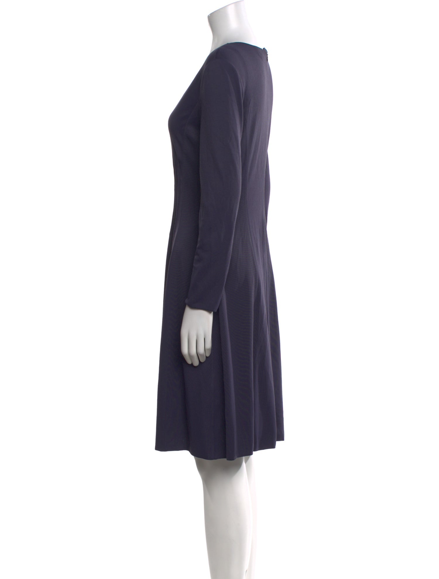 Armani Collezioni V-Neck Knee-Length Dress