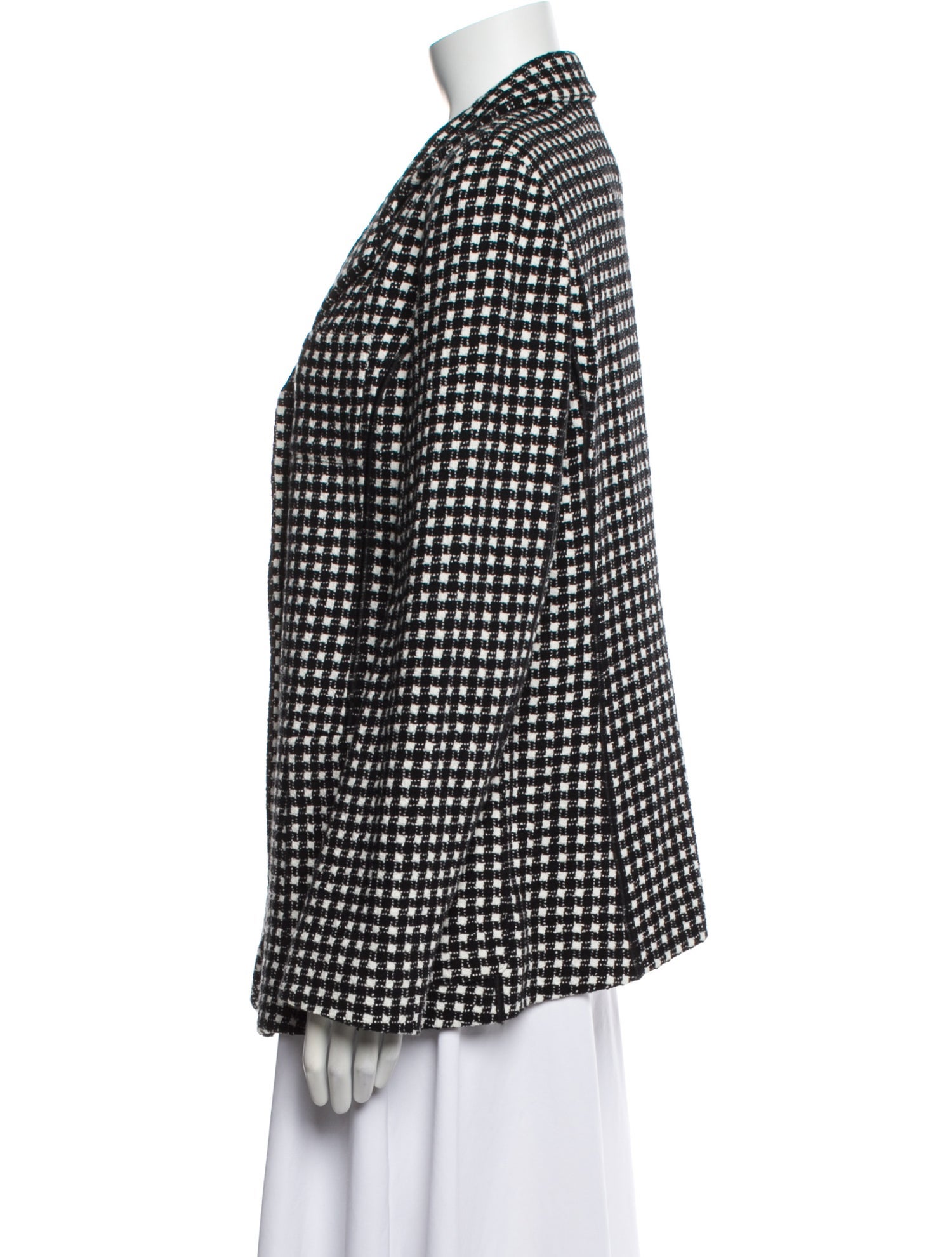 Armani Collezioni Plaid Print Blazer