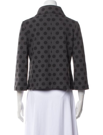 Armani Collezioni Polka Dot Print Blazer