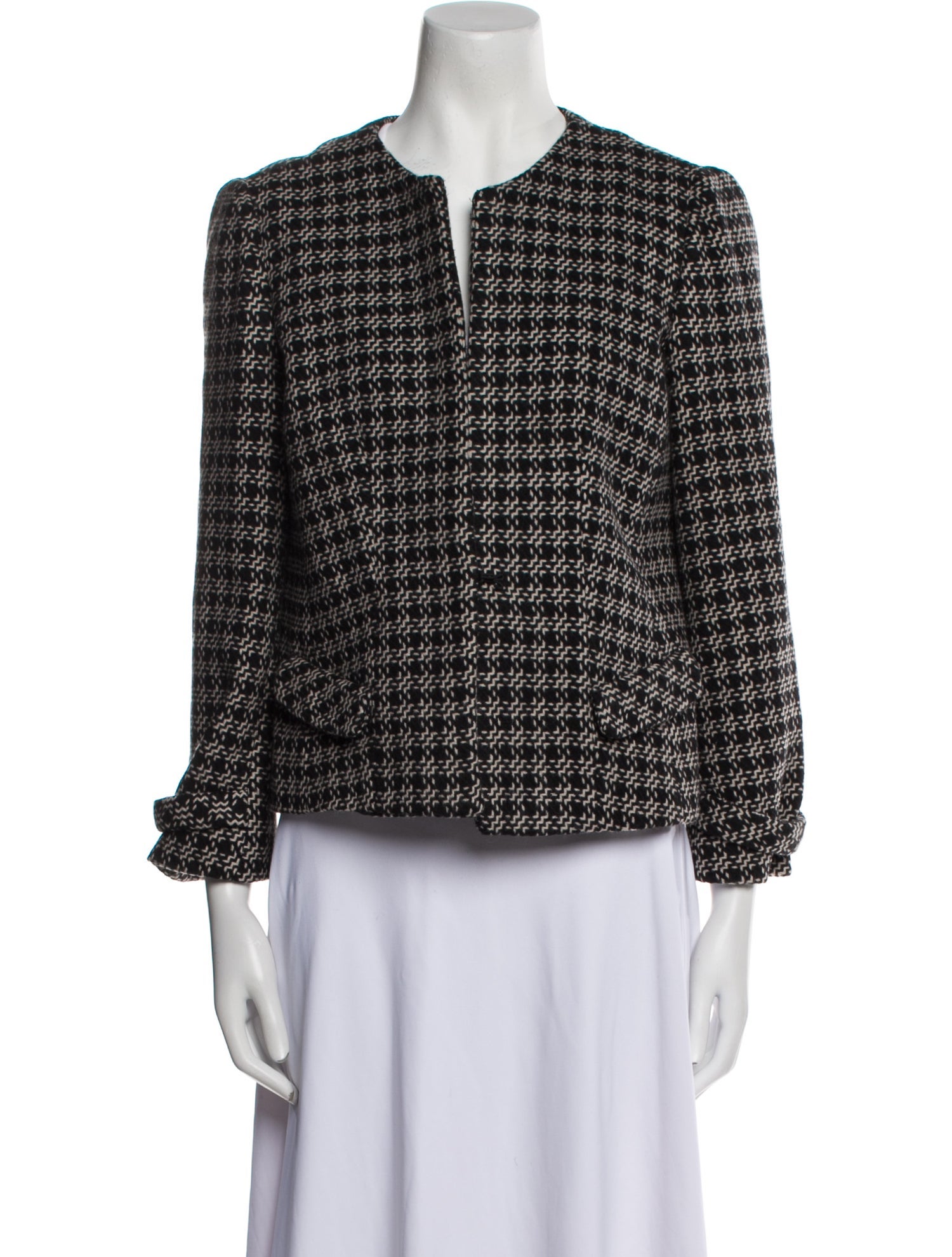 Armani Collezioni Tweed Pattern Jacket