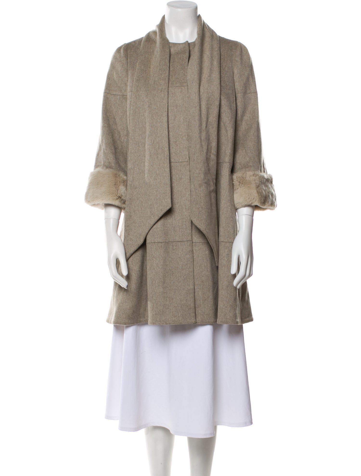 Armani Collezioni Virgin Wool Fur Coat