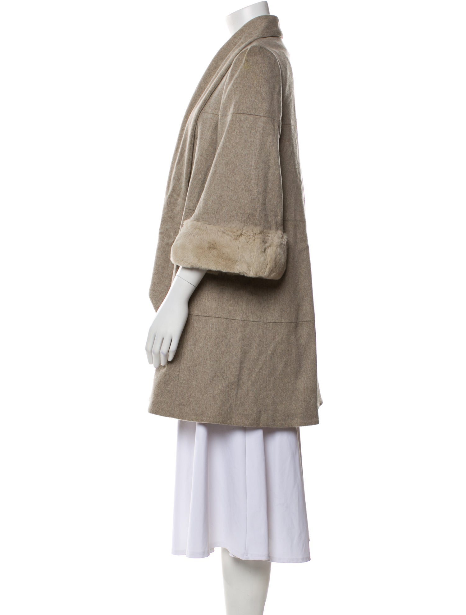 Armani Collezioni Virgin Wool Fur Coat