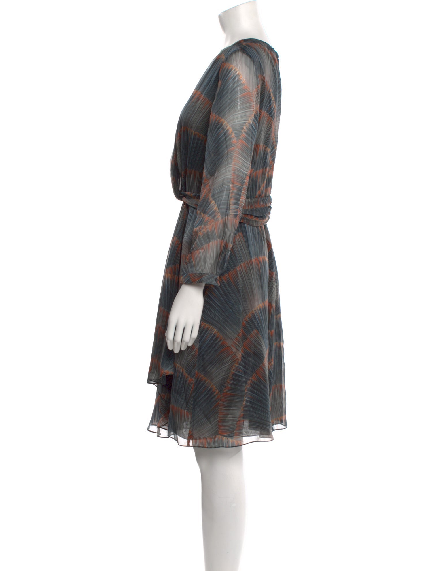 Armani Collezioni Silk Knee-Length Dress