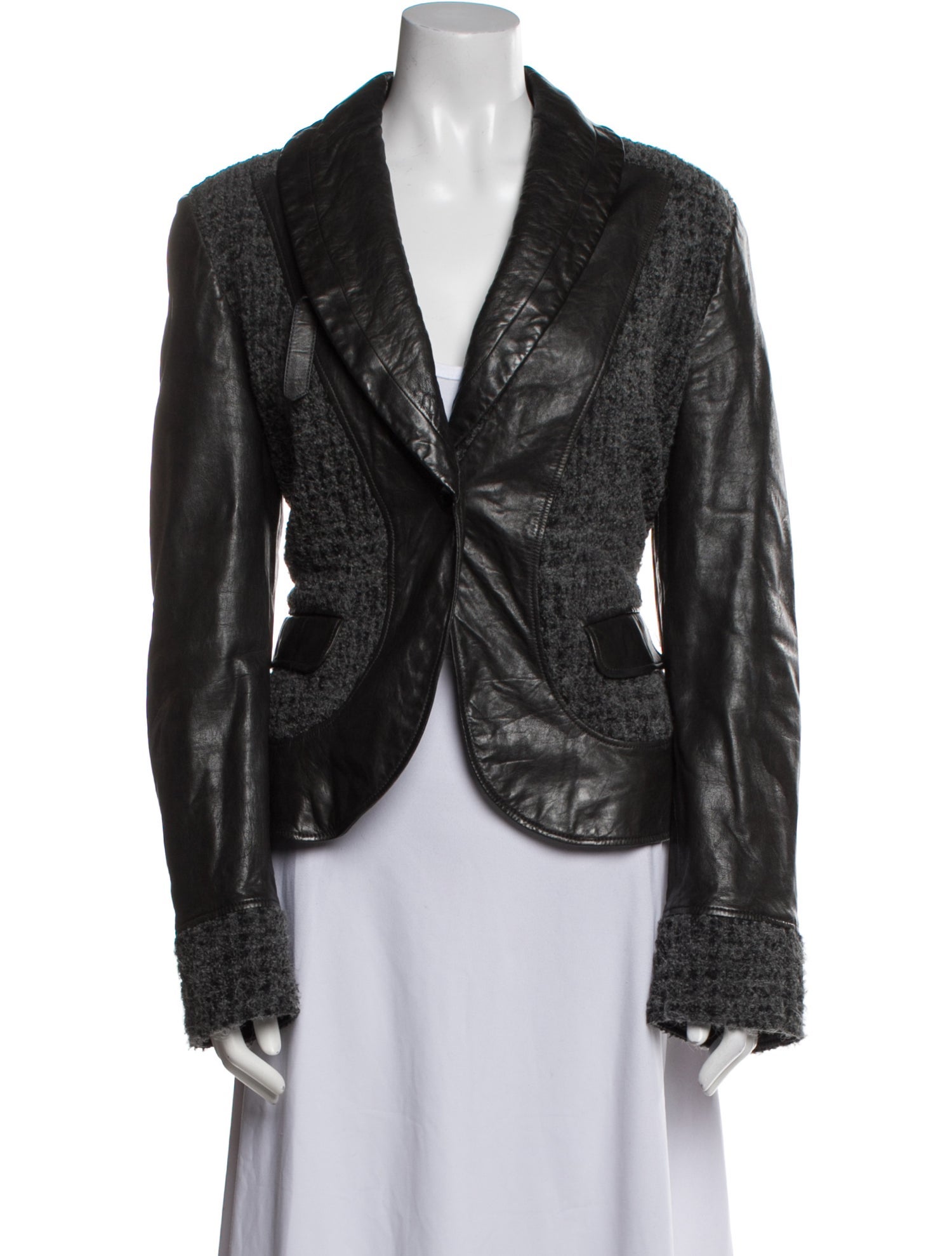 Armani Collezioni Leather Jacket