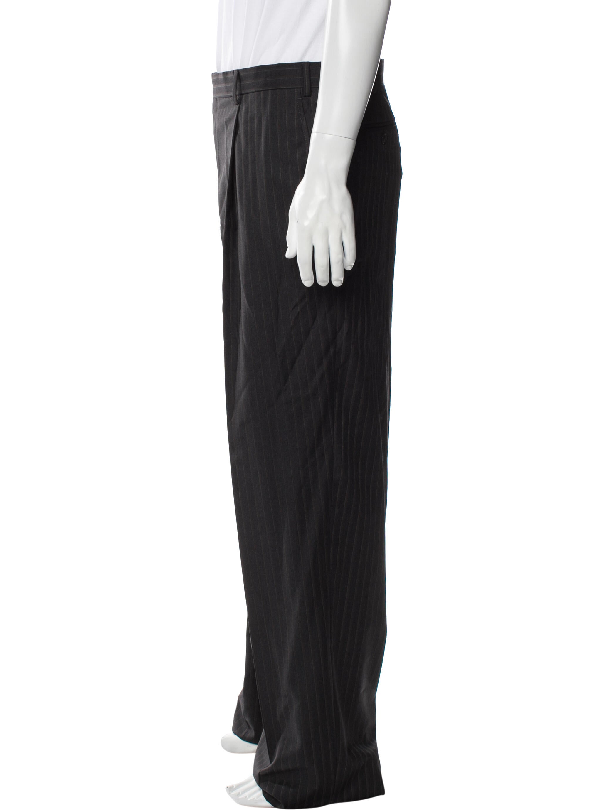 Armani Collezioni Striped Dress Pants