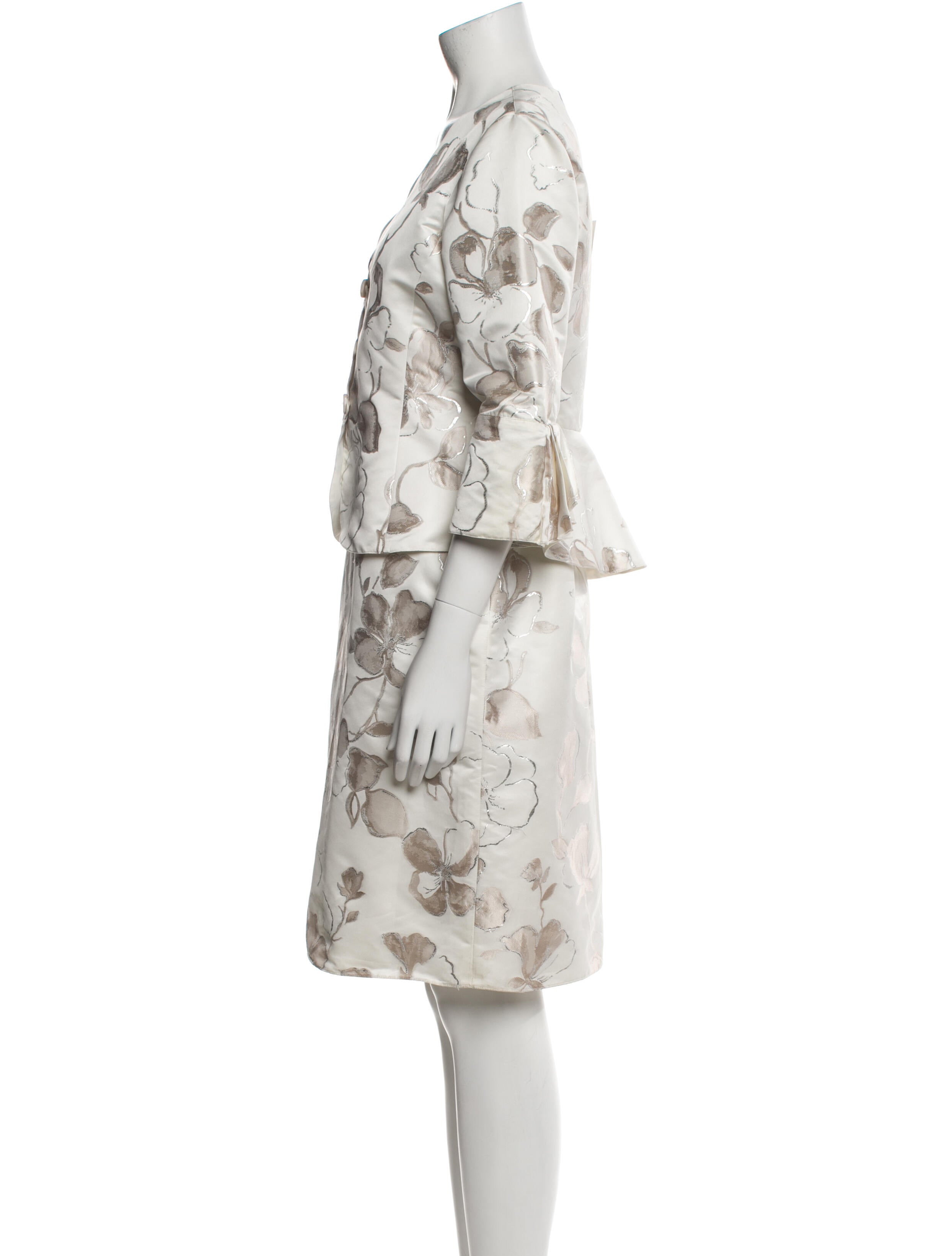 Armani Collezioni Floral Print Dress Set