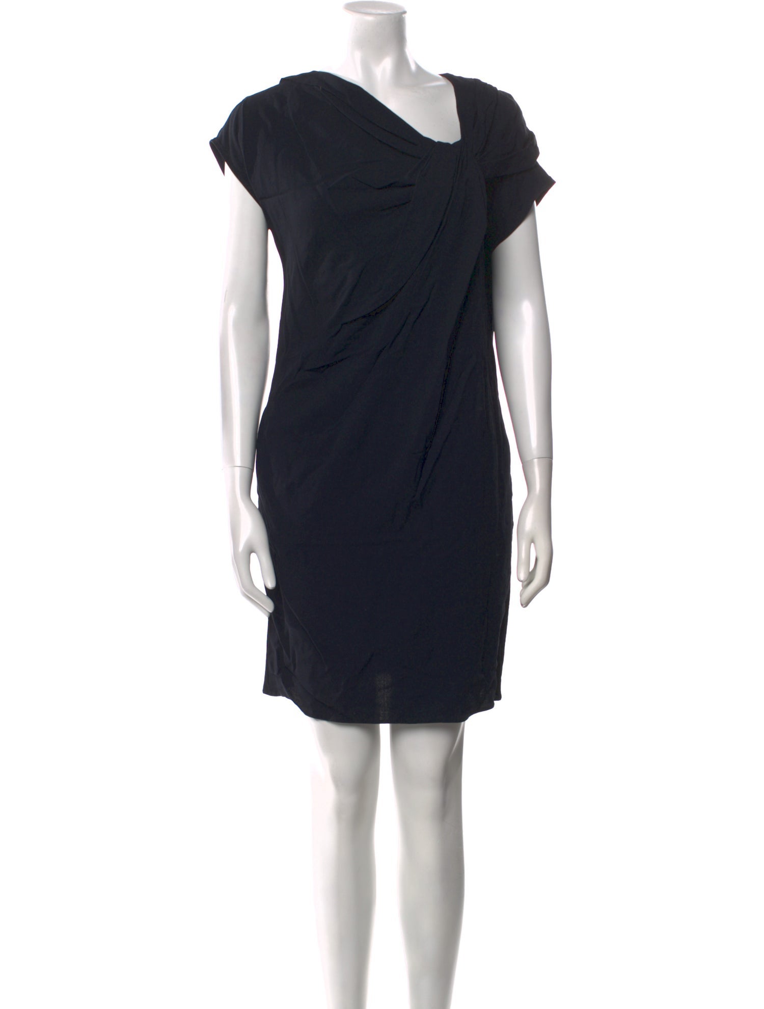 Armani Collezioni Cowl Neck Mini Dress