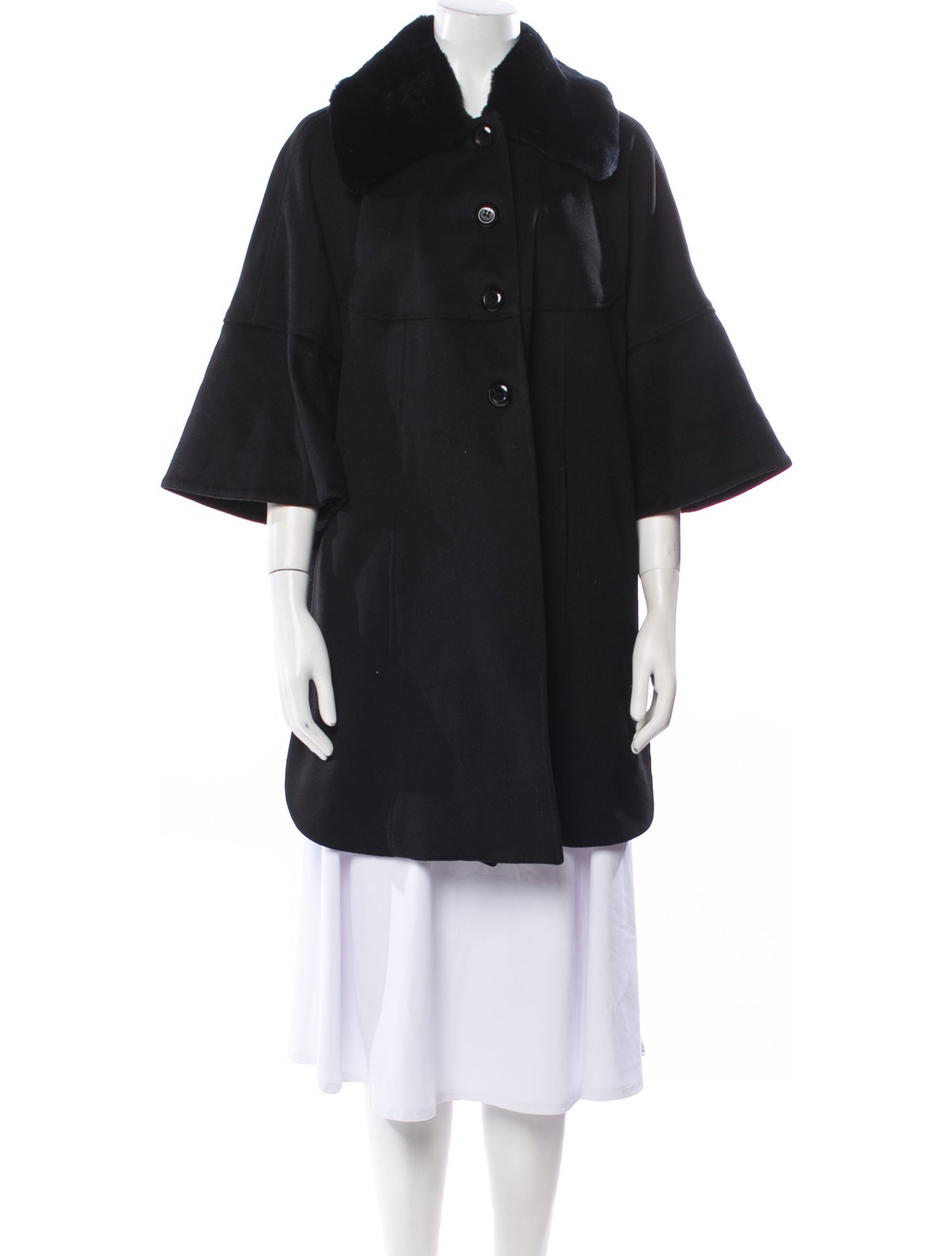 Armani Collezioni Virgin Wool Fur Coat