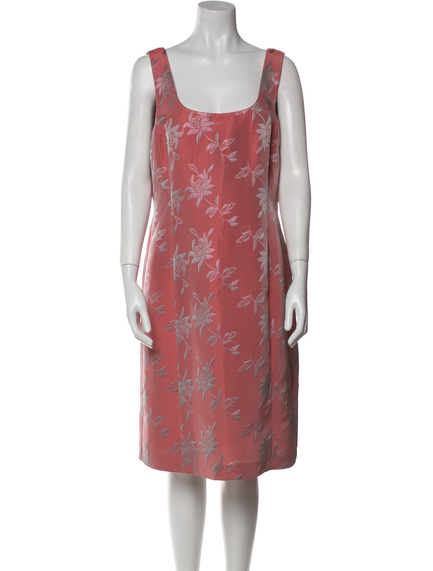 Armani Collezioni Floral Print Knee-Length Dress w/ Tags