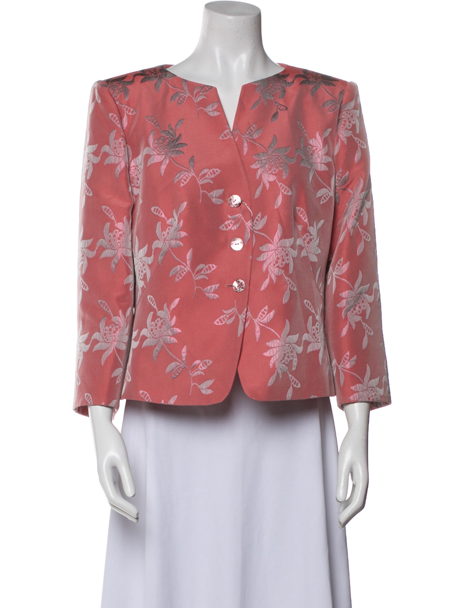 Armani Collezioni Floral Print Evening Jacket w/ Tags