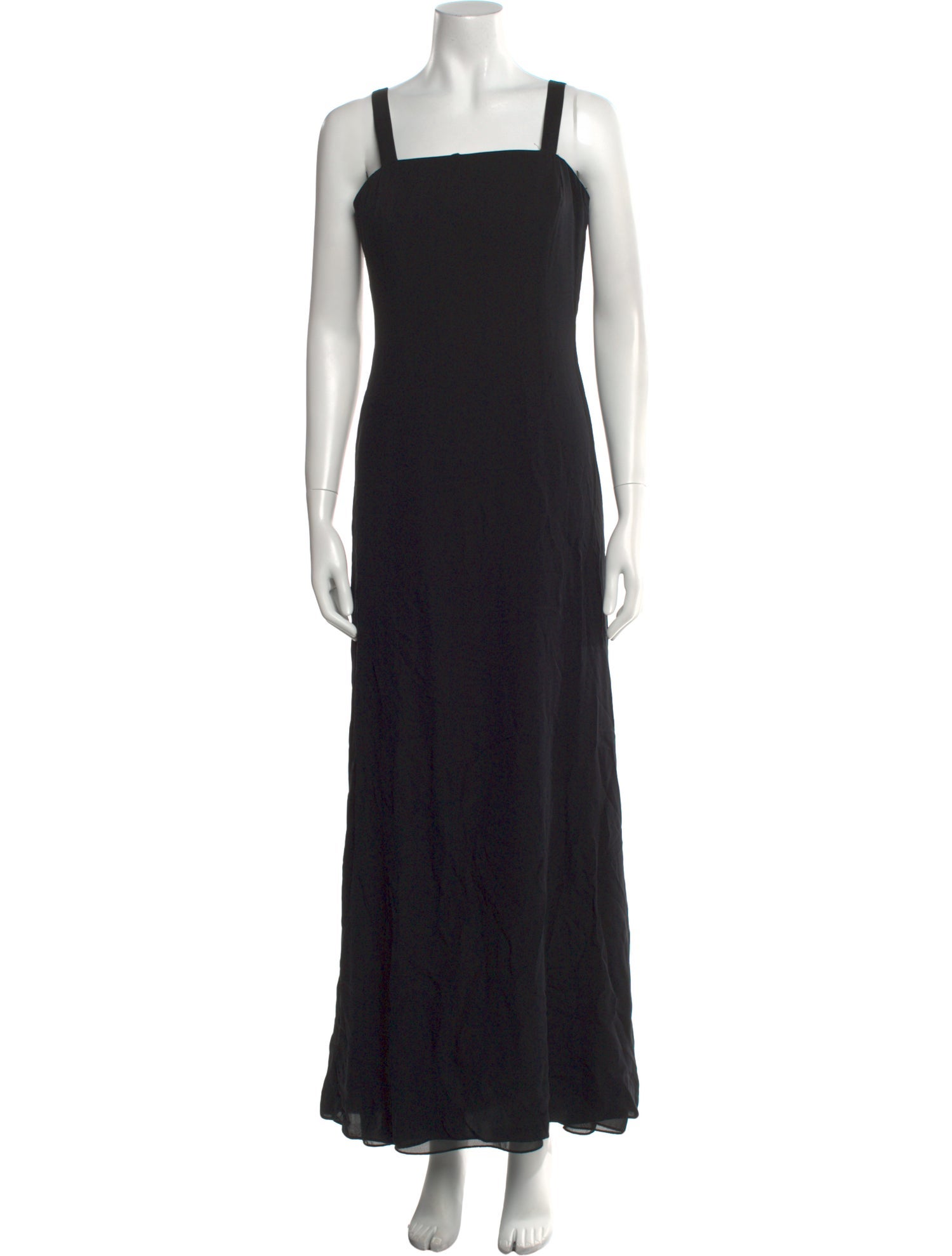 Armani Collezioni Square Neckline Long Dress