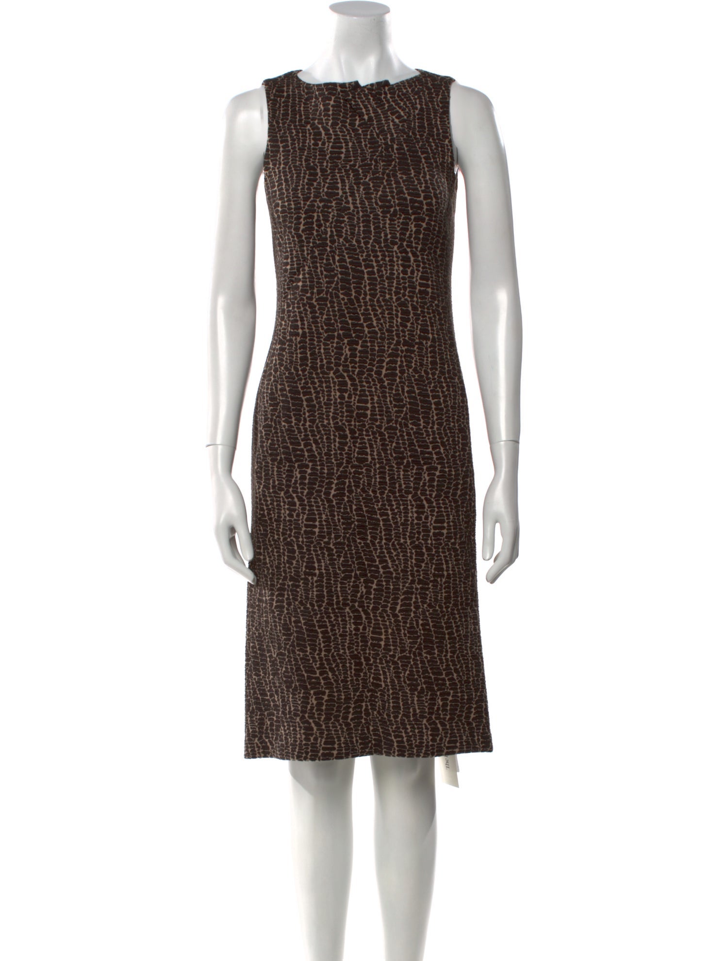 Armani Collezioni Printed Midi Length Dress