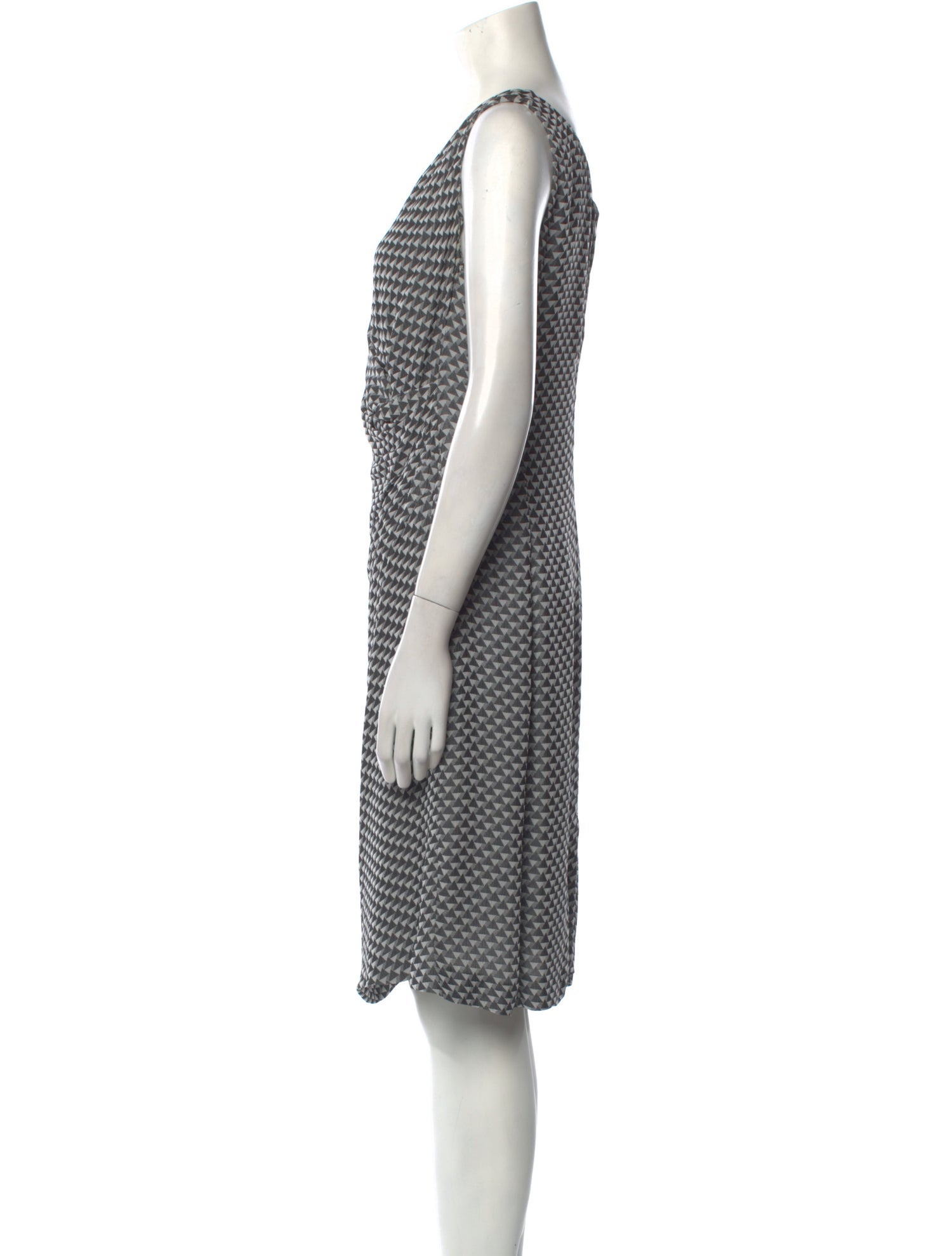 Armani Collezioni Printed Knee-Length Dress