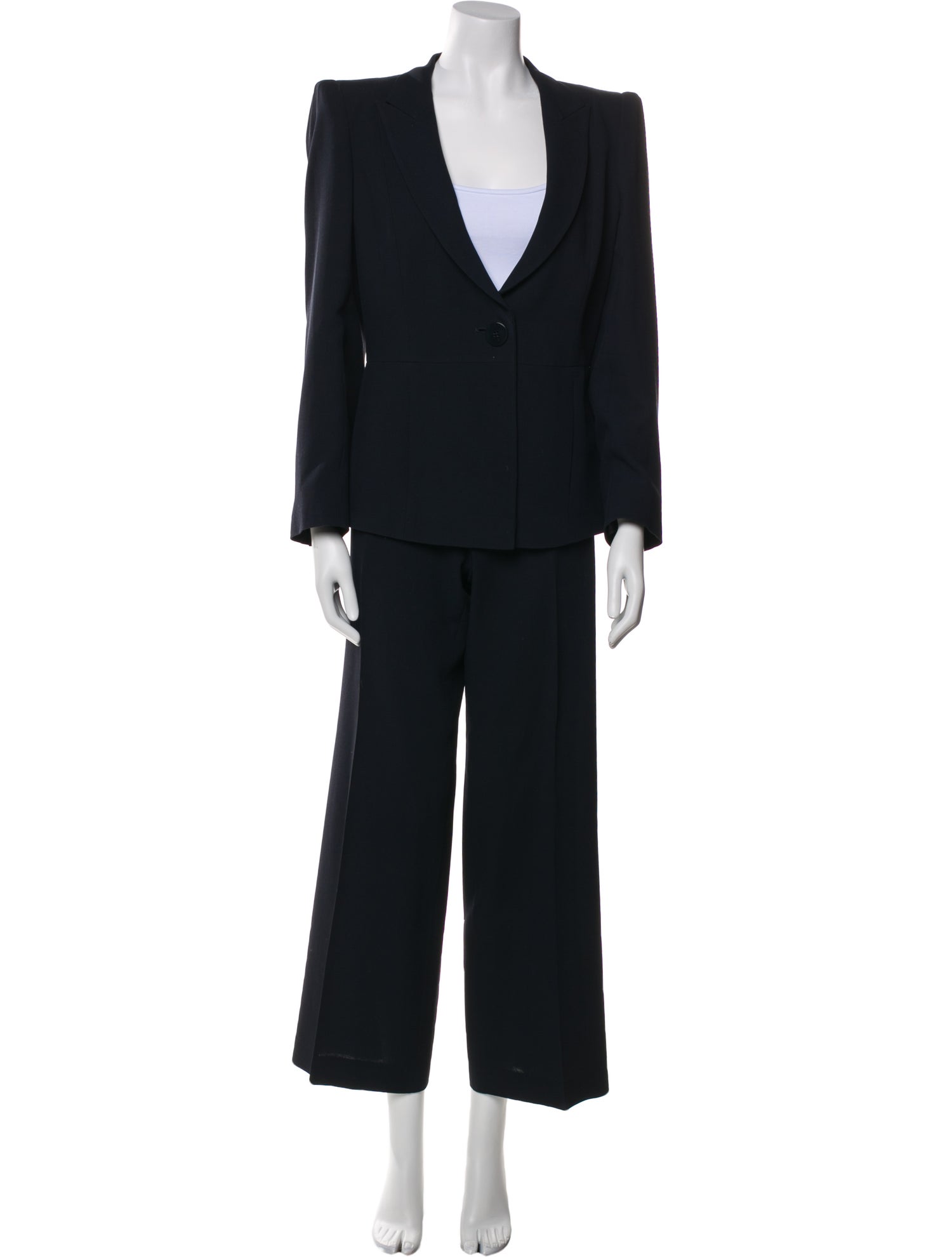 Armani Collezioni Virgin Wool Pantsuit