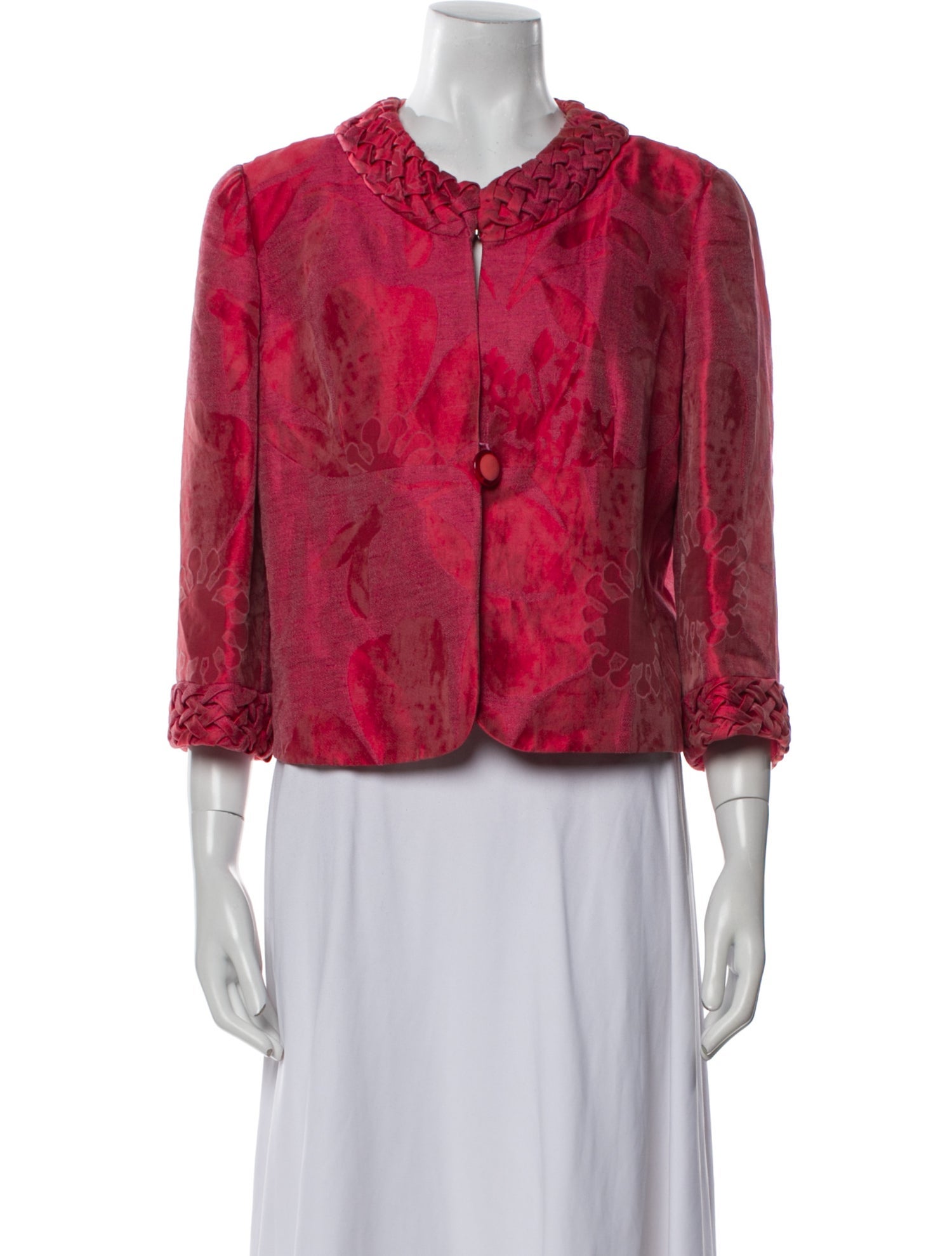 Armani Collezioni Floral Print Jacket