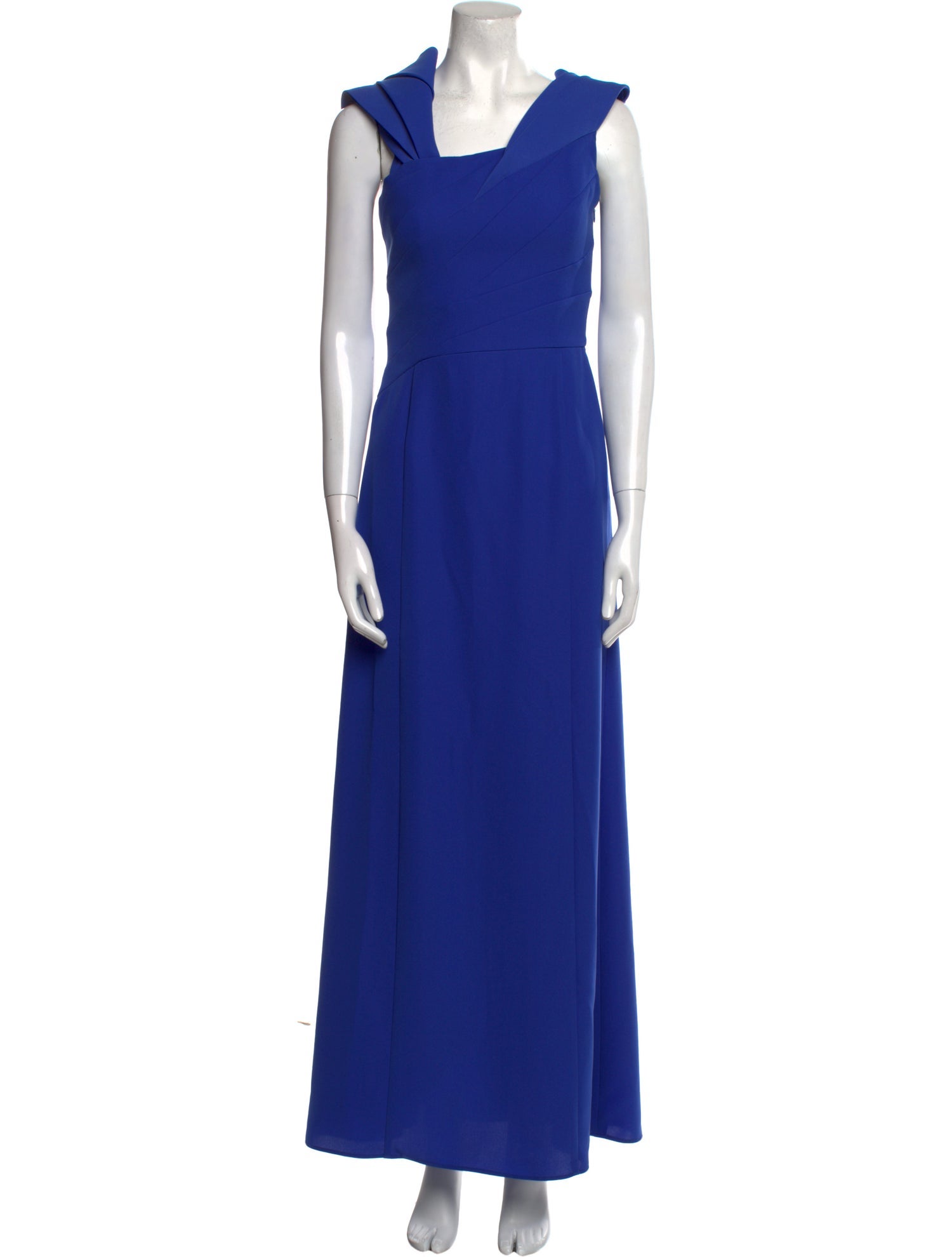 Armani Collezioni Square Neckline Long Dress