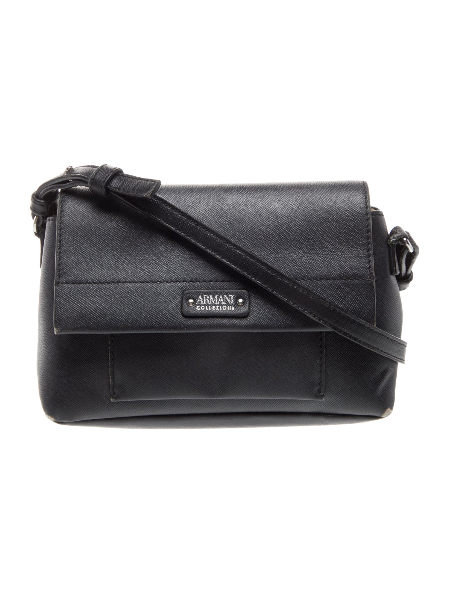 Armani Collezioni Leather Crossbody Bag