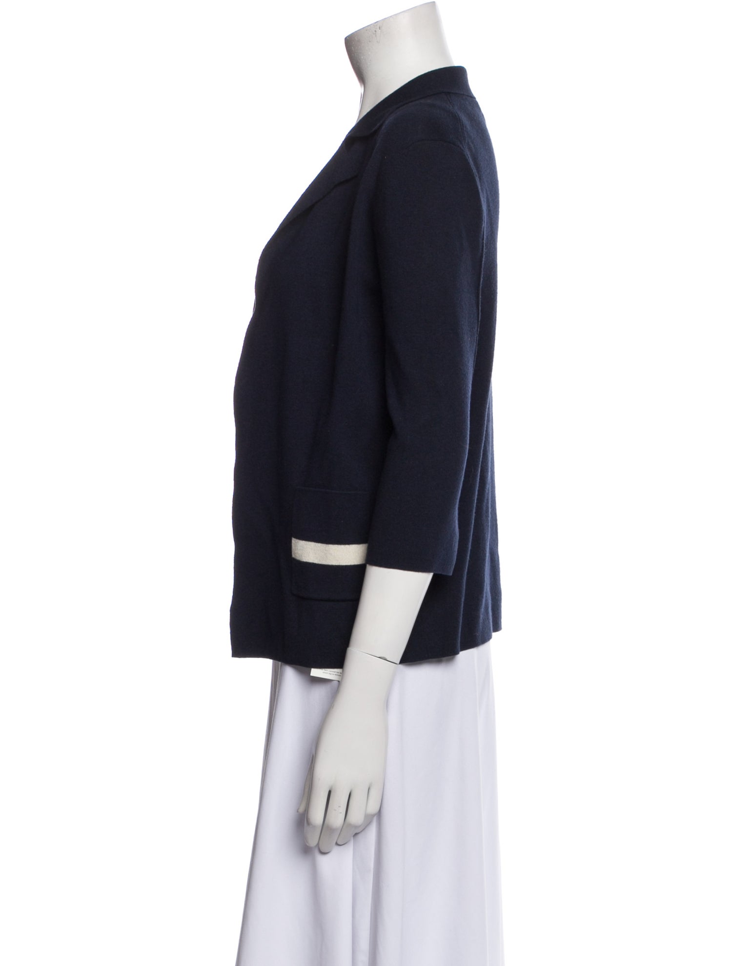 Armani Collezioni Silk Open Front Sweater