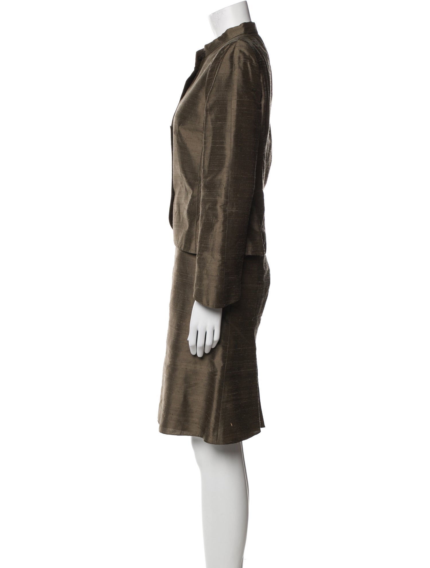 Armani Collezioni Silk Skirt Suit