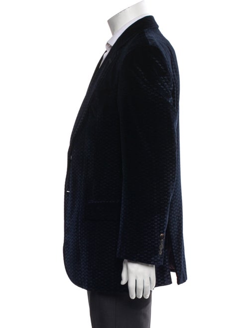 Armani Collezioni Plaid Print Blazer