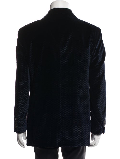 Armani Collezioni Plaid Print Blazer