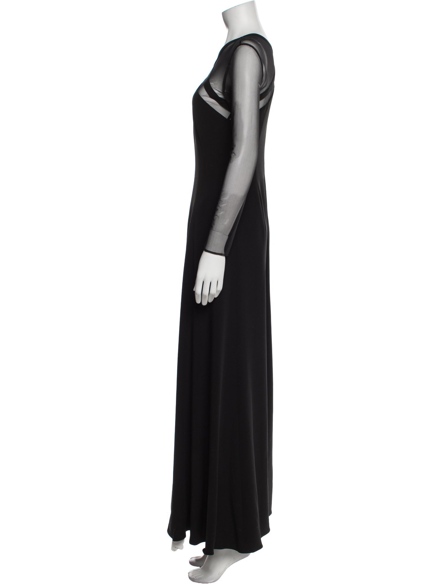 Armani Collezioni V-Neck Long Dress