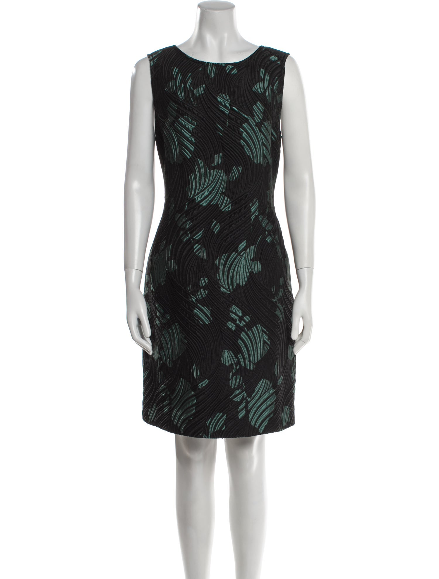 Armani Collezioni Printed Knee-Length Dress
