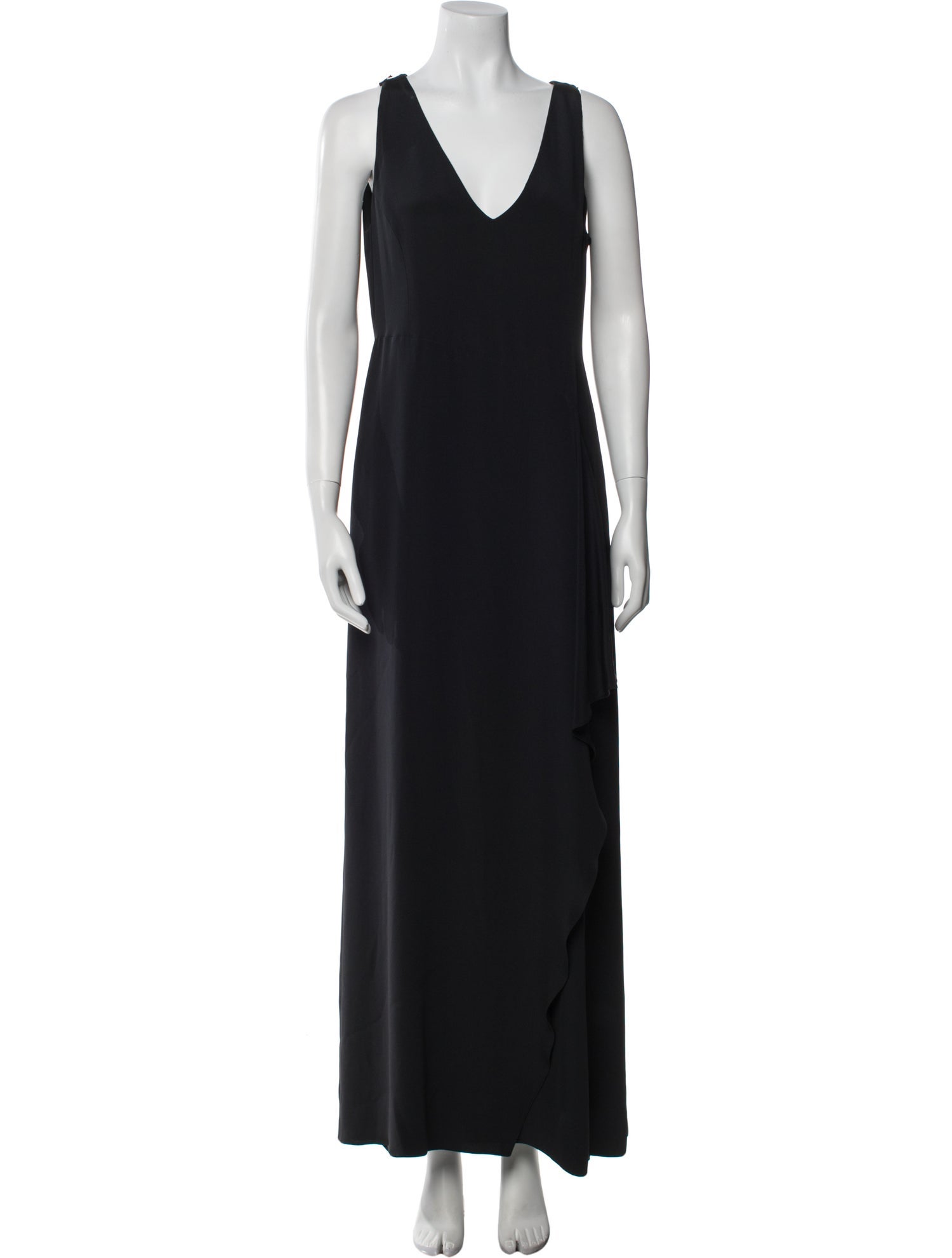 Armani Collezioni V-Neck Long Dress