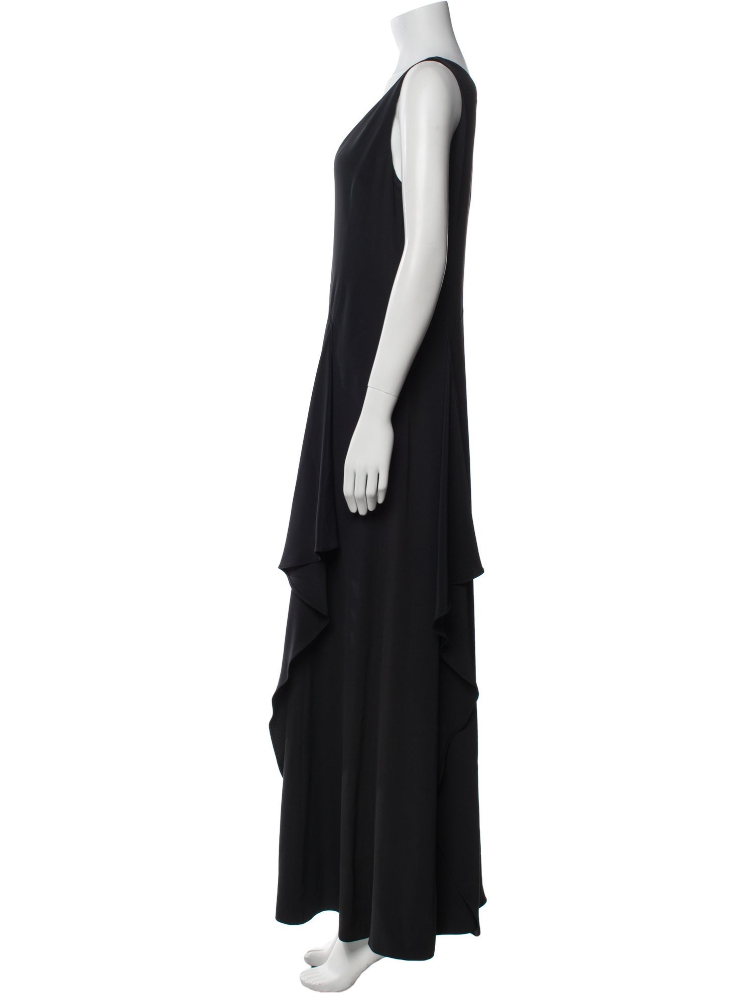 Armani Collezioni V-Neck Long Dress
