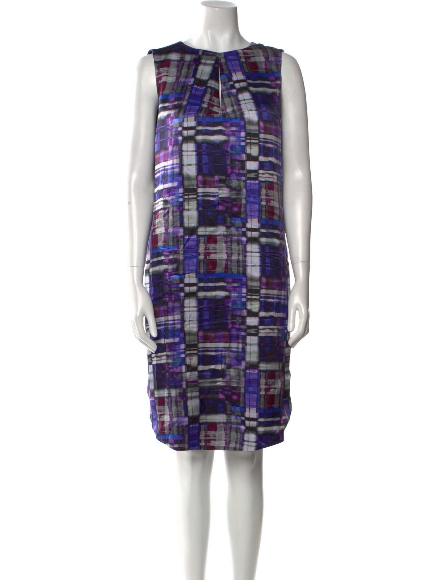 Armani Collezioni Silk Knee-Length Dress