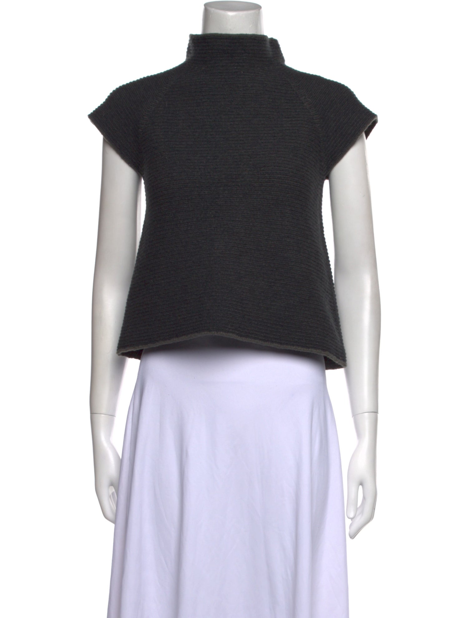 Armani Collezioni Cashmere Mock Neck Sweater